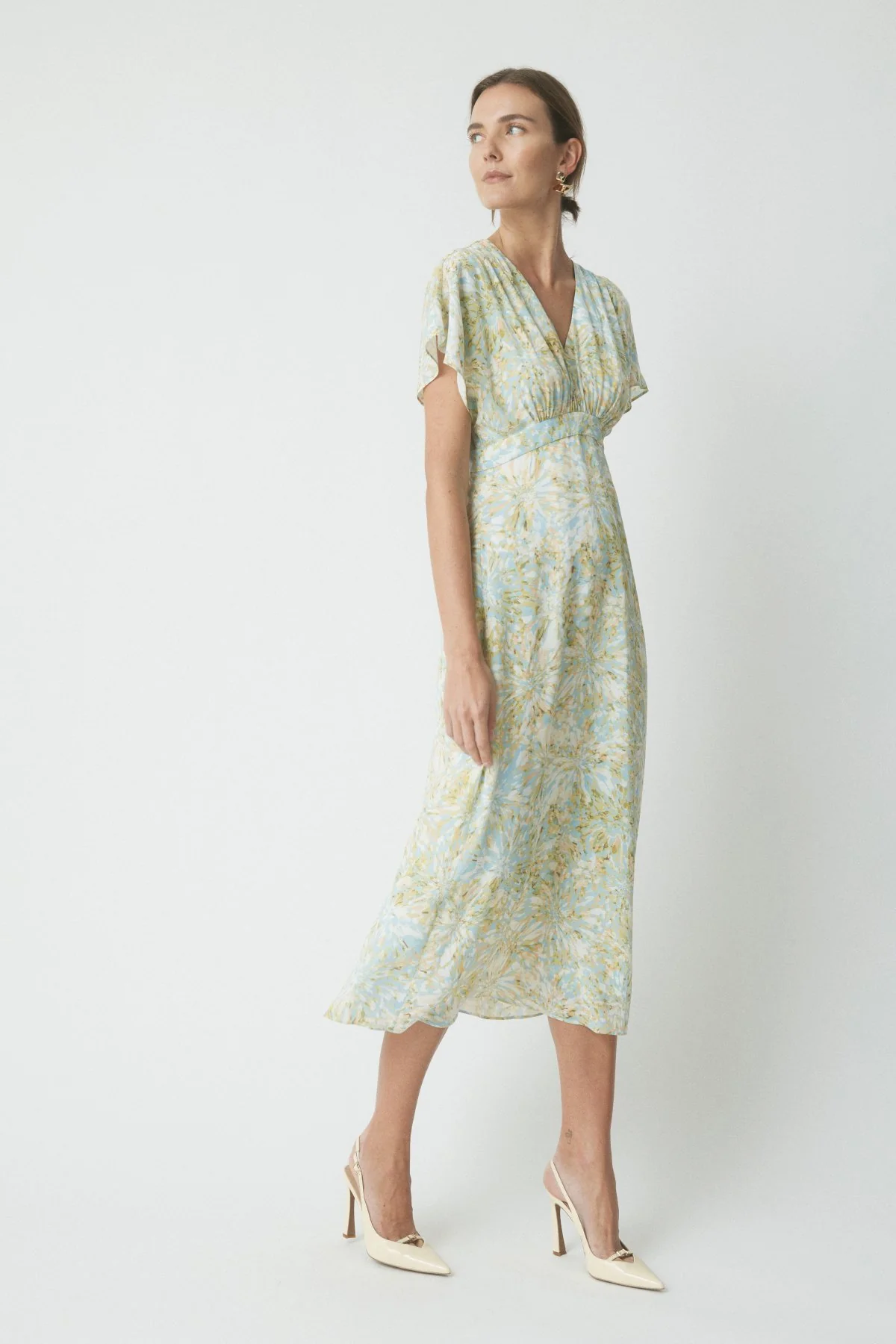 Frankie Silk Maxi Dress - Multi - Image 3