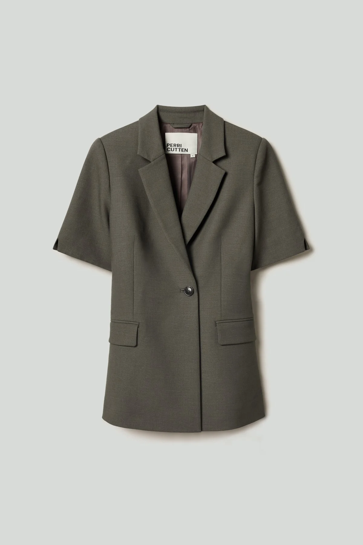 Freja Belted Jacket - Mushroom - Image 6