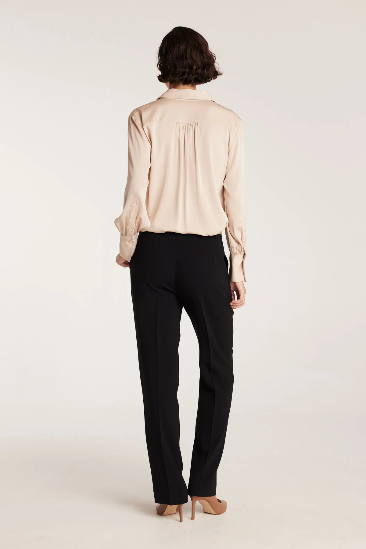 Frida Silk Shirt - Gold - Image 5