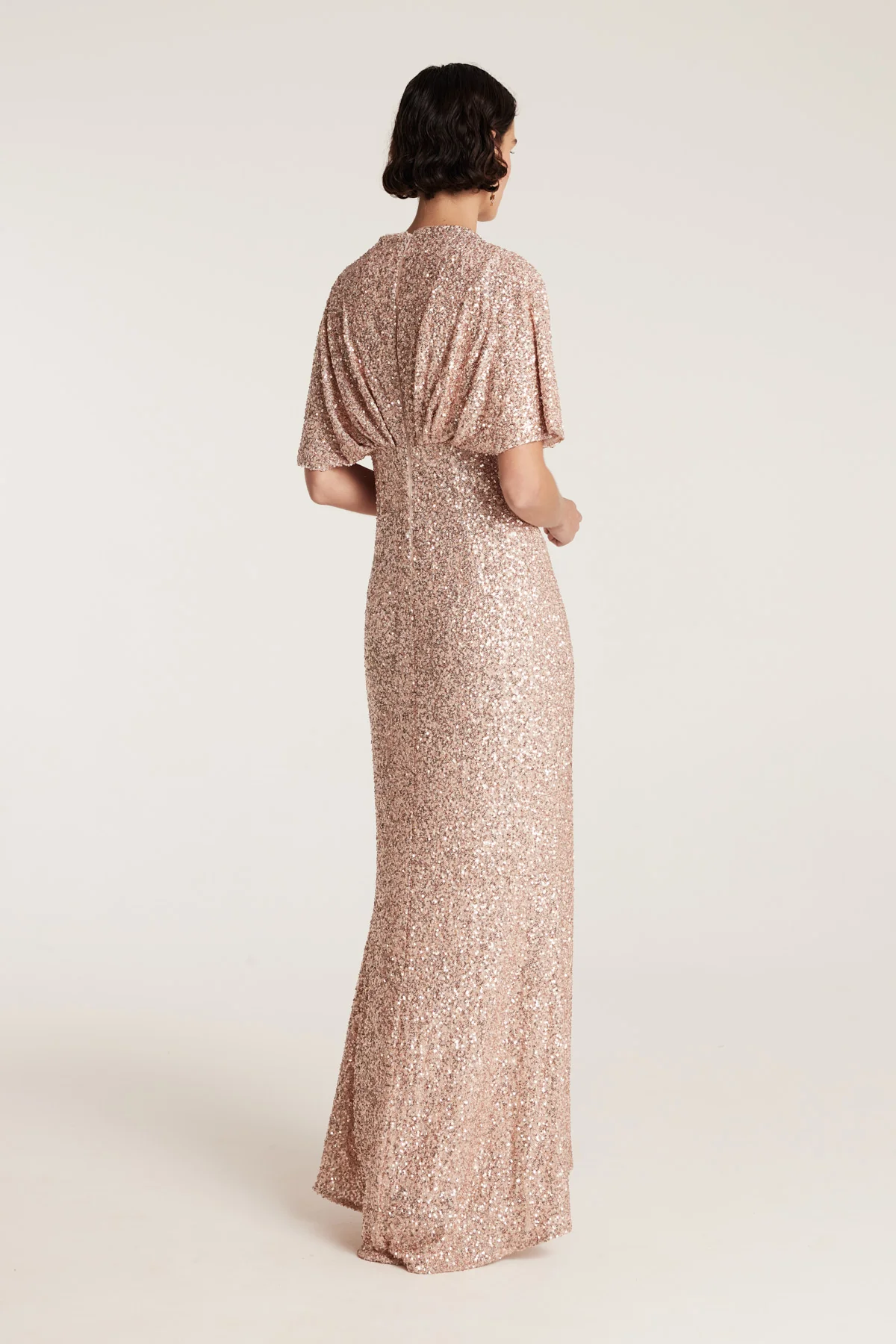 Sequin Gown - Gold - Image 4