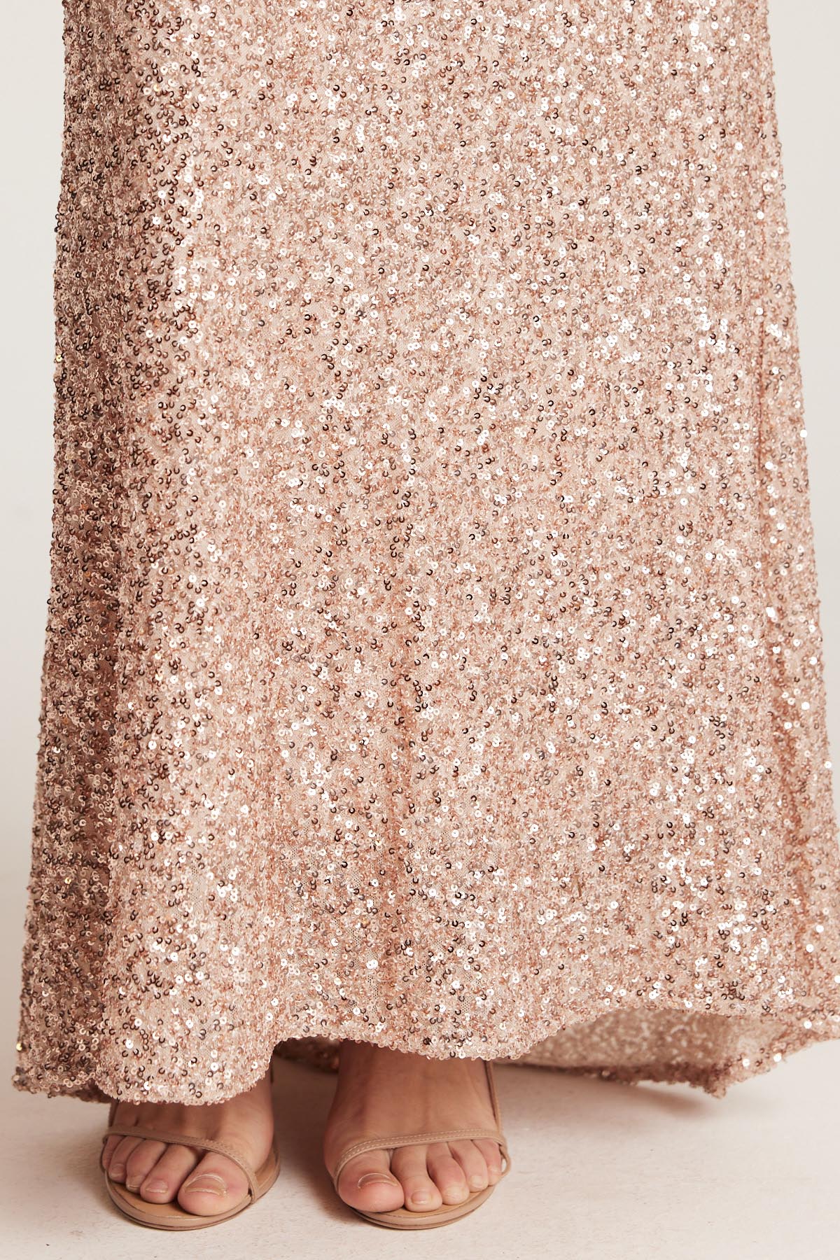 Sequin Gown - Gold - Image 5