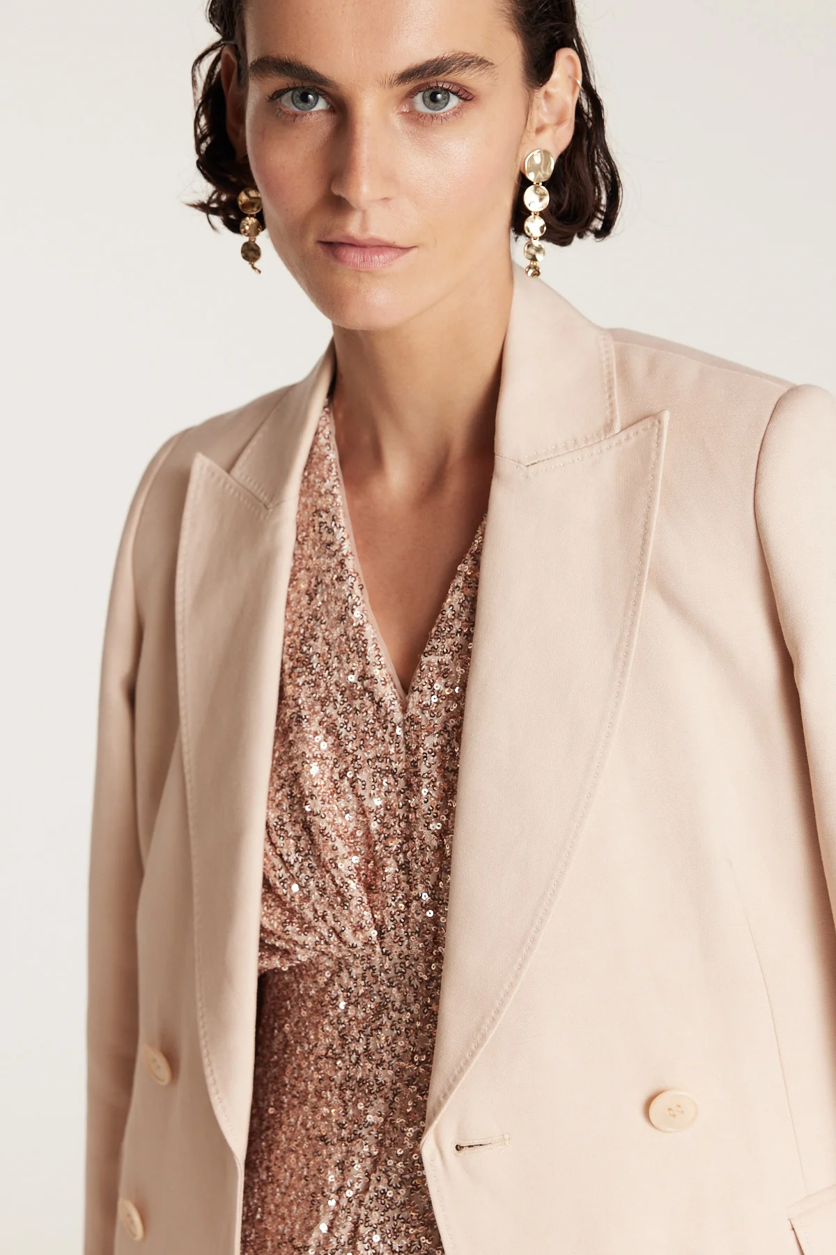 Sequin Gown - Gold - Image 7