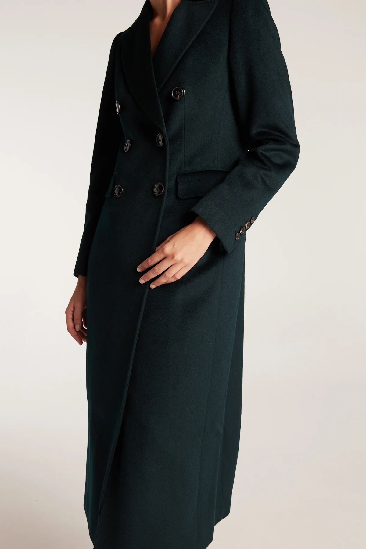 Tailored Coat - Green - Image 7