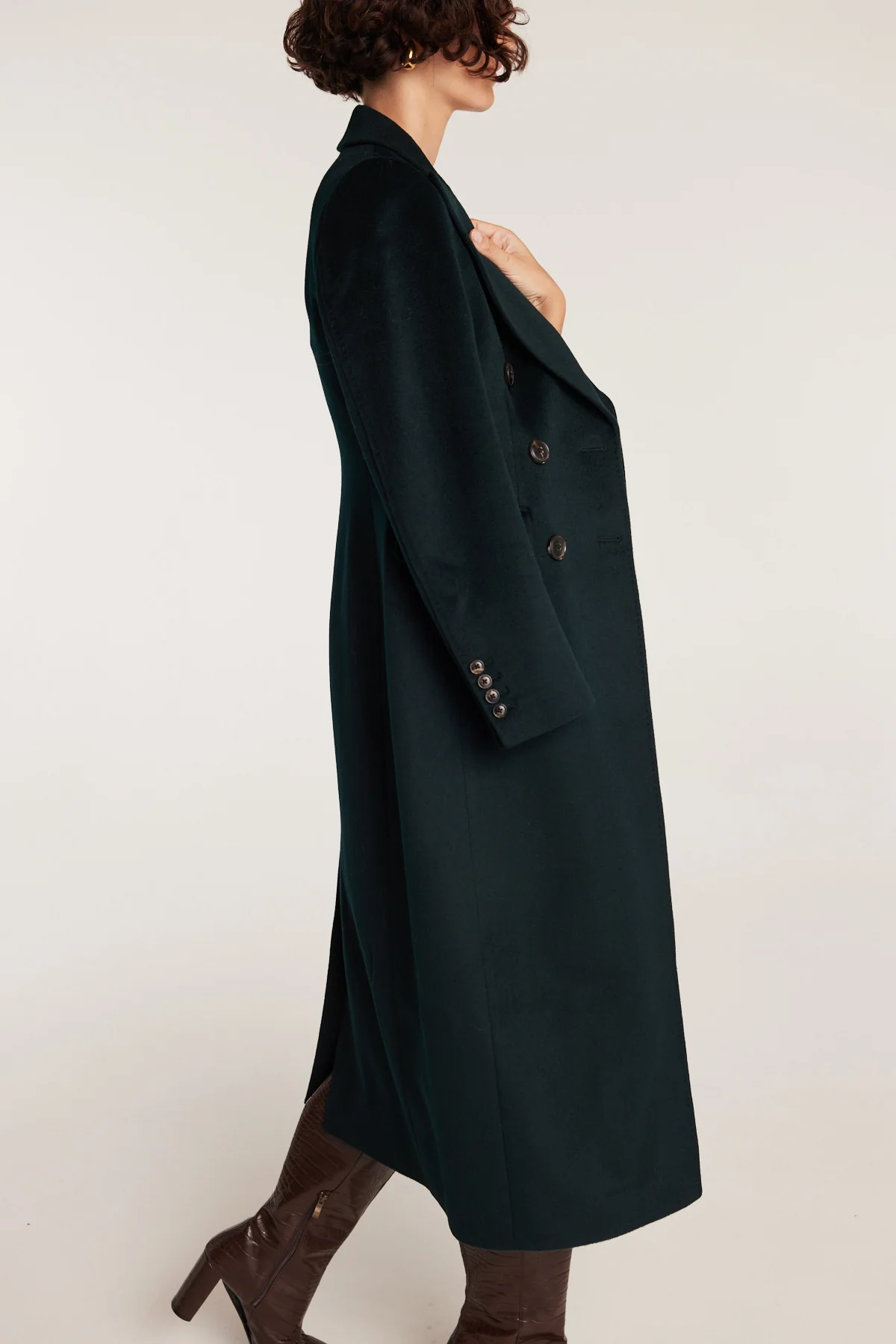 Tailored Coat - Green - Image 8