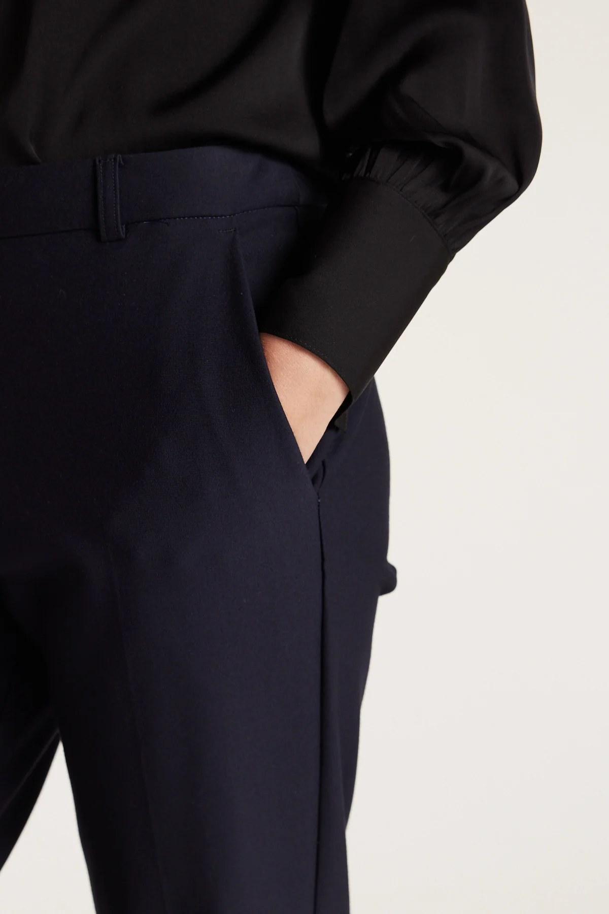 Harper Ponte Pant - Navy - Image 3