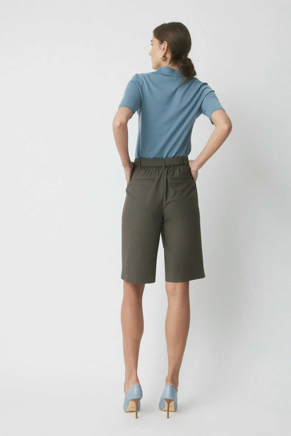 Hunter Superfine Merino Top - Steel Blue - Image 4