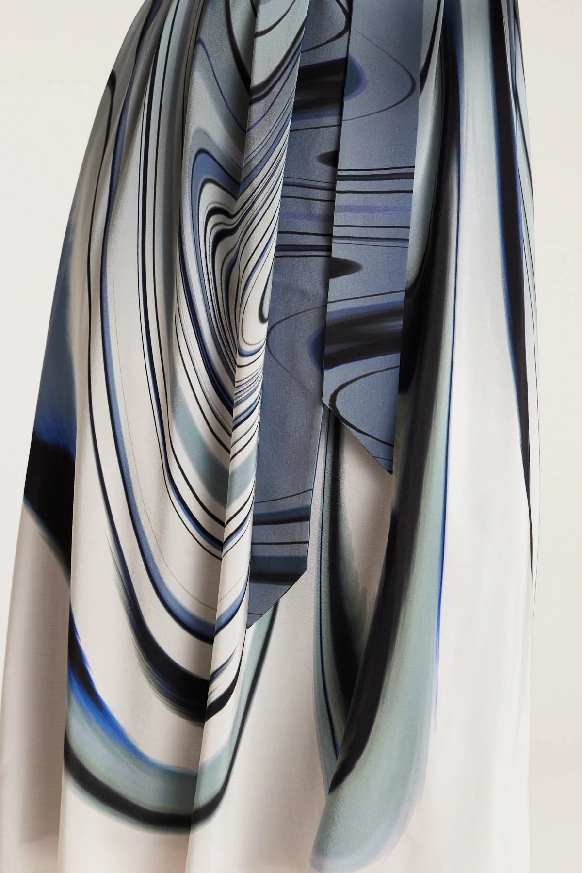 Athena Silk Dress - Ink Blues - Image 7