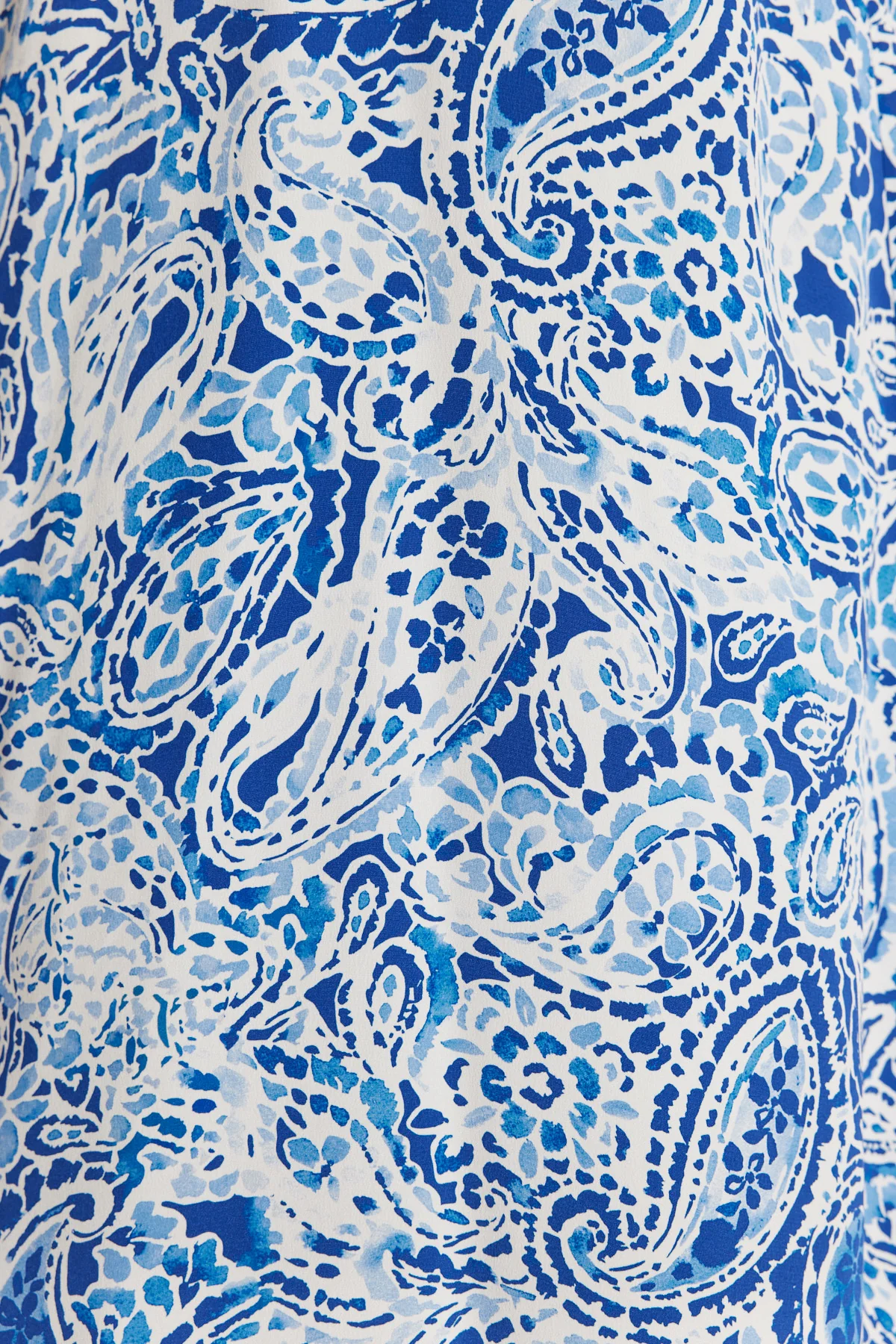 Iris Silk Dress - Blue Print - Image 7