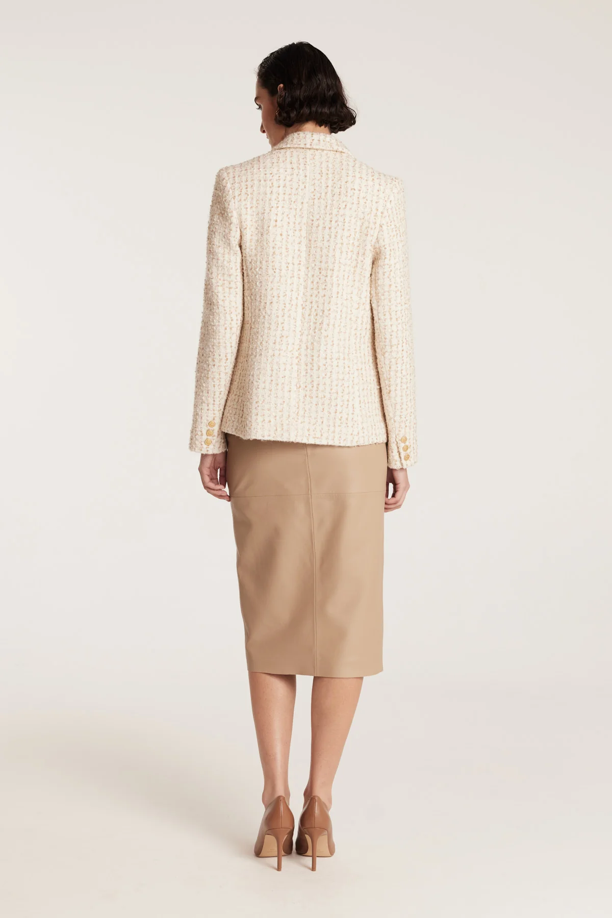 Italian Texture Jacket - Neutral - Image 4