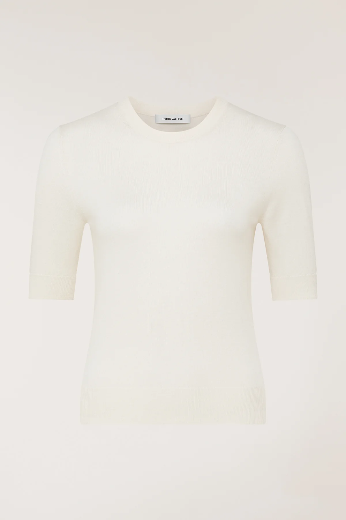 Silk Cashmere Knit Top - Ivory - Image 6