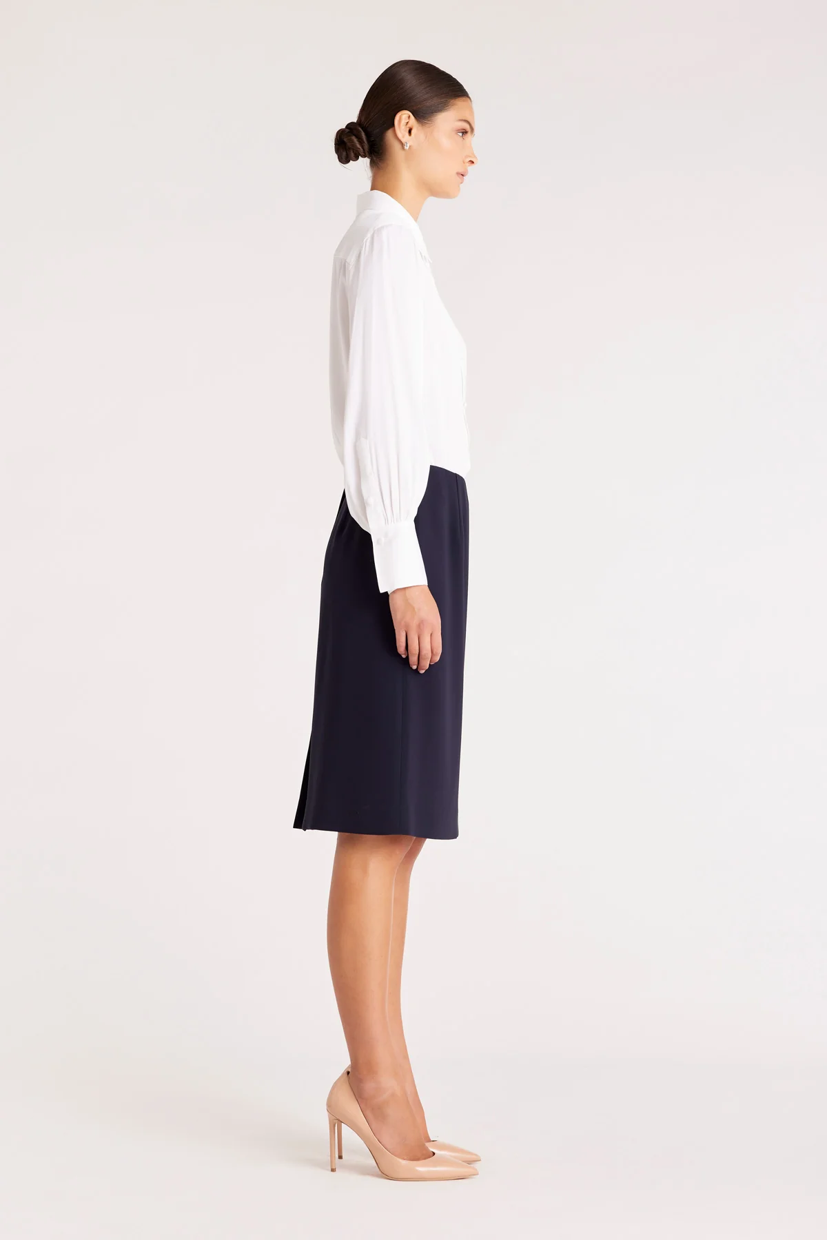 Jade Skirt - Navy - Image 3