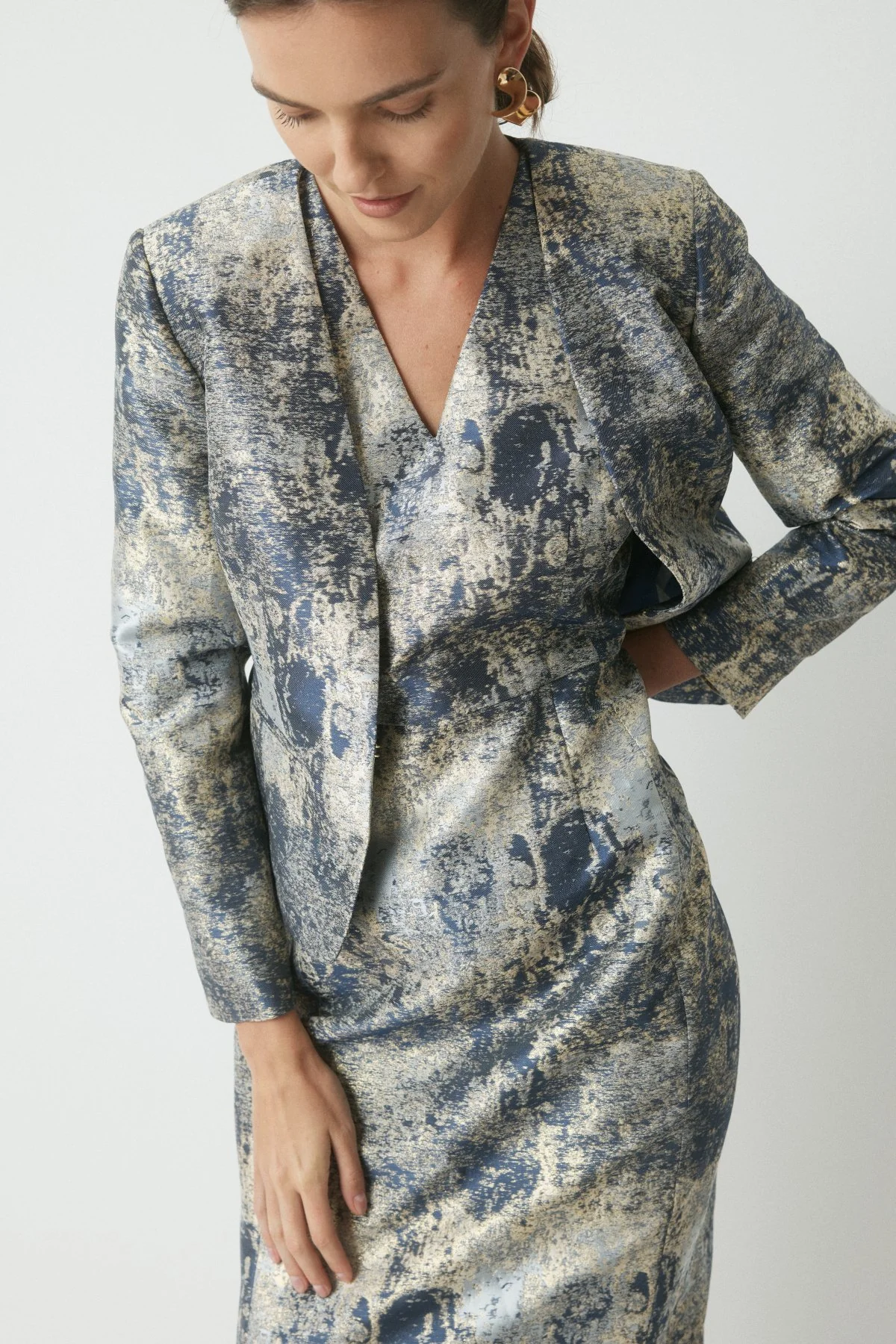 Kaia Evening Jacket - Slate - Image 2