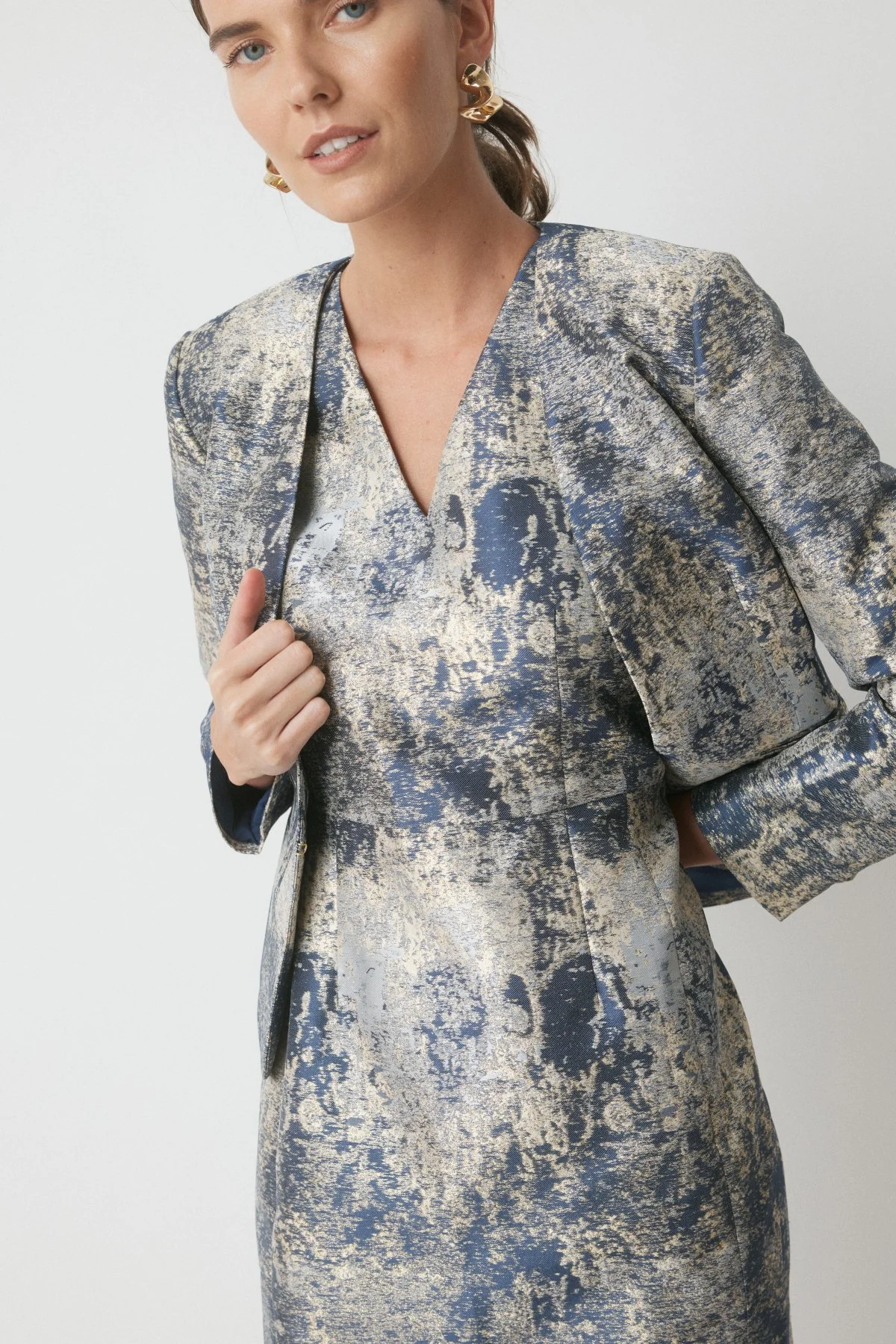 Kaia Evening Jacket - Slate - Image 5