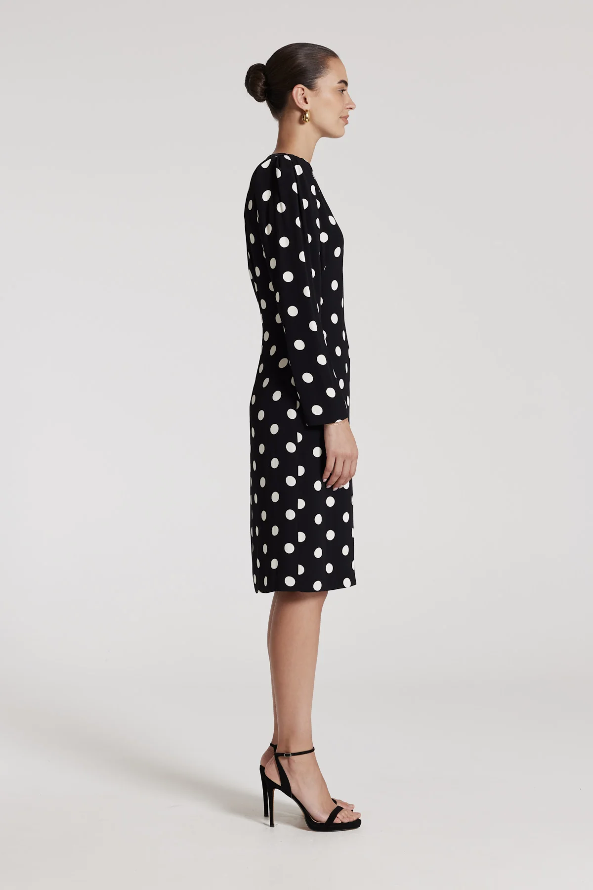 Karolina Dress - Black/White - Image 4