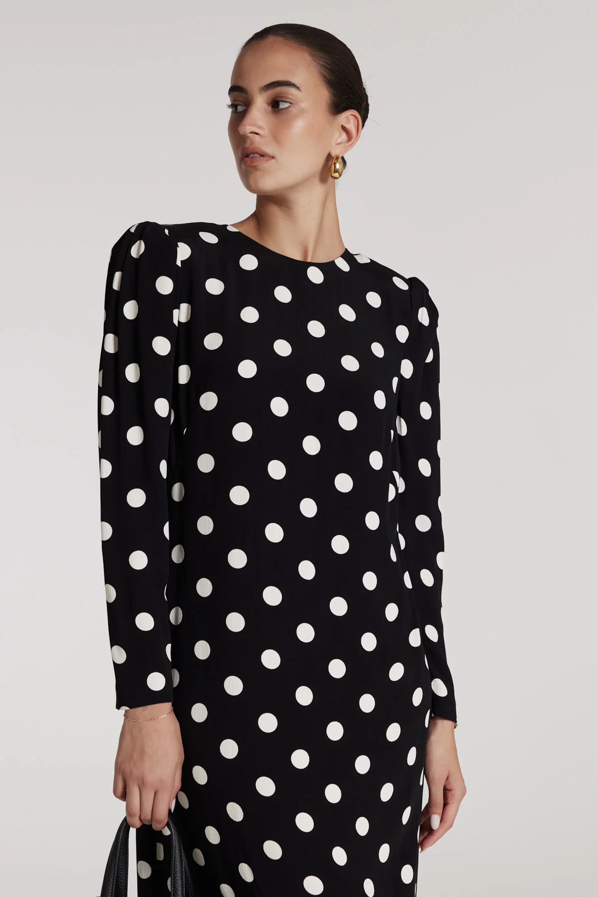 Karolina Dress - Black/White - Image 6