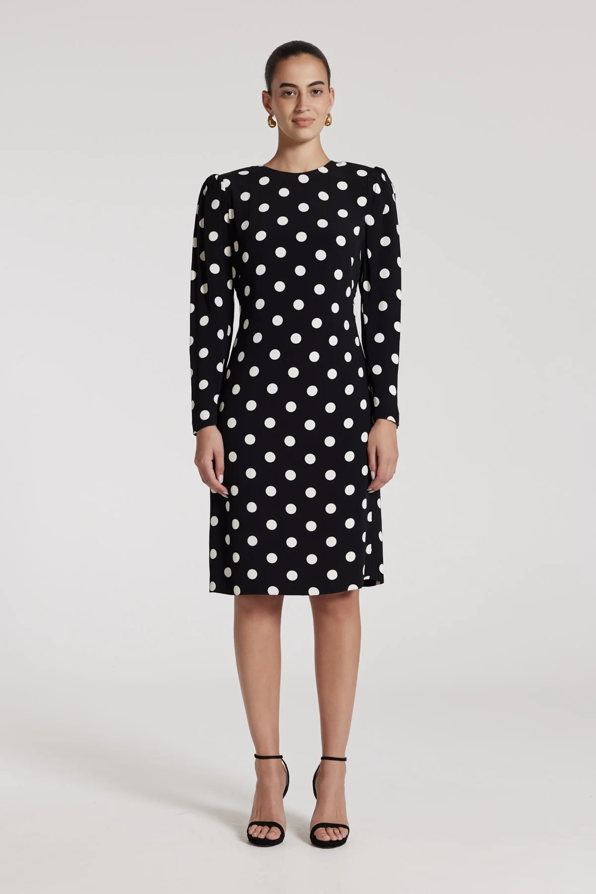 Karolina Dress - Black/White - Image 7