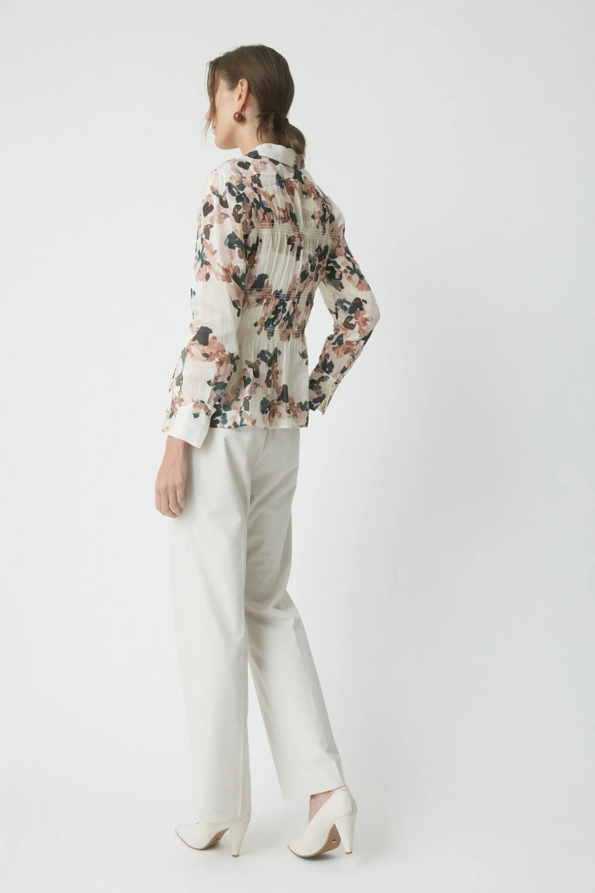 Kit Linen Silk Shirt - Multi - Image 4