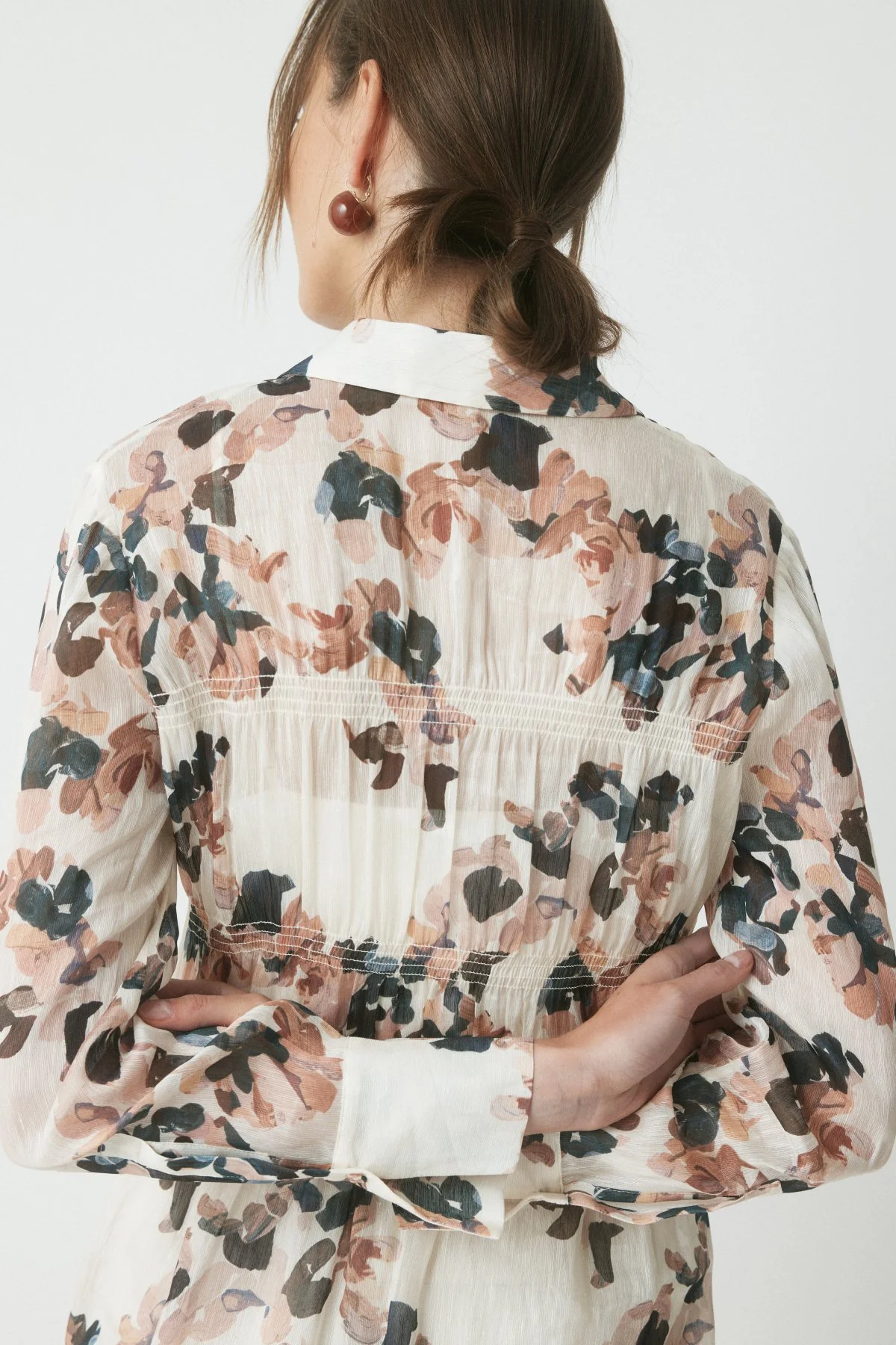 Kit Linen Silk Shirt - Multi - Image 5