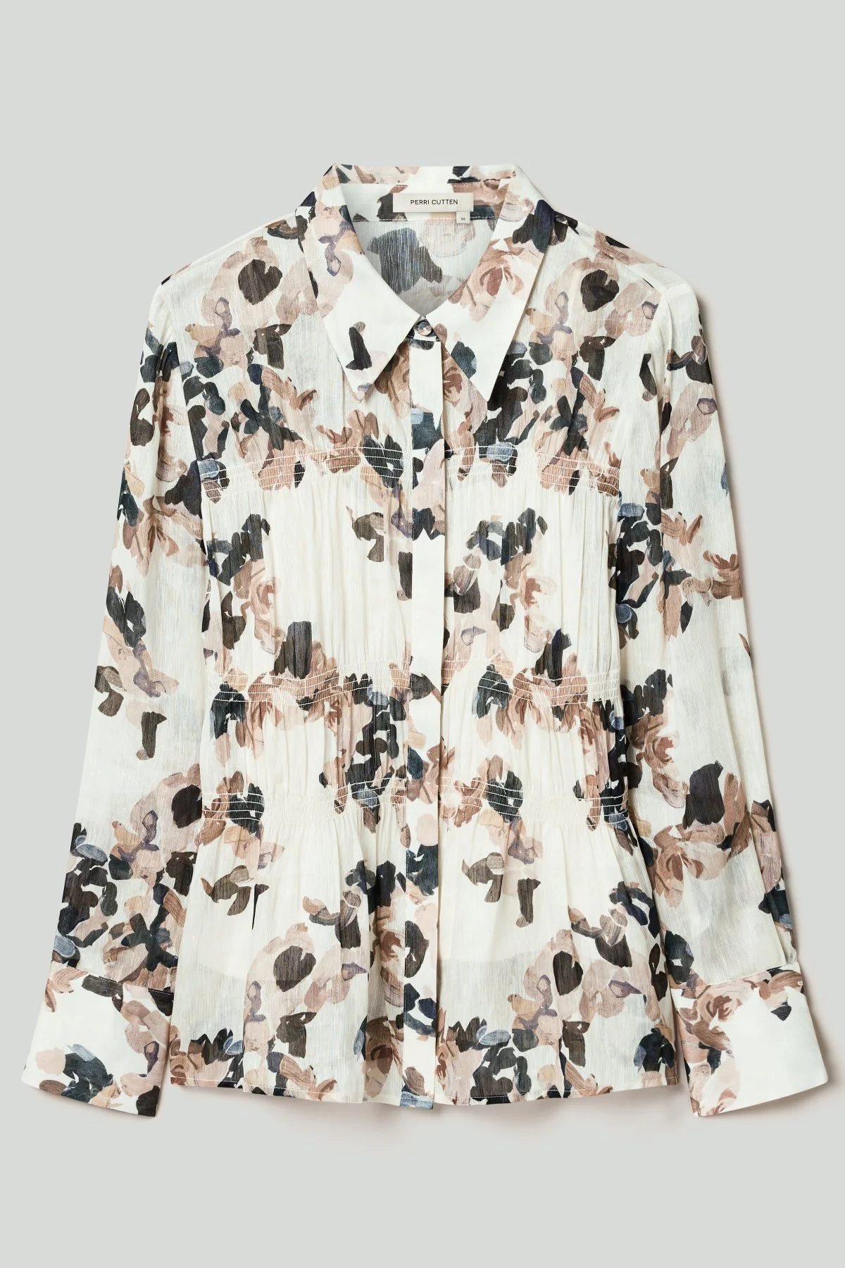 Kit Linen Silk Shirt - Multi - Image 6