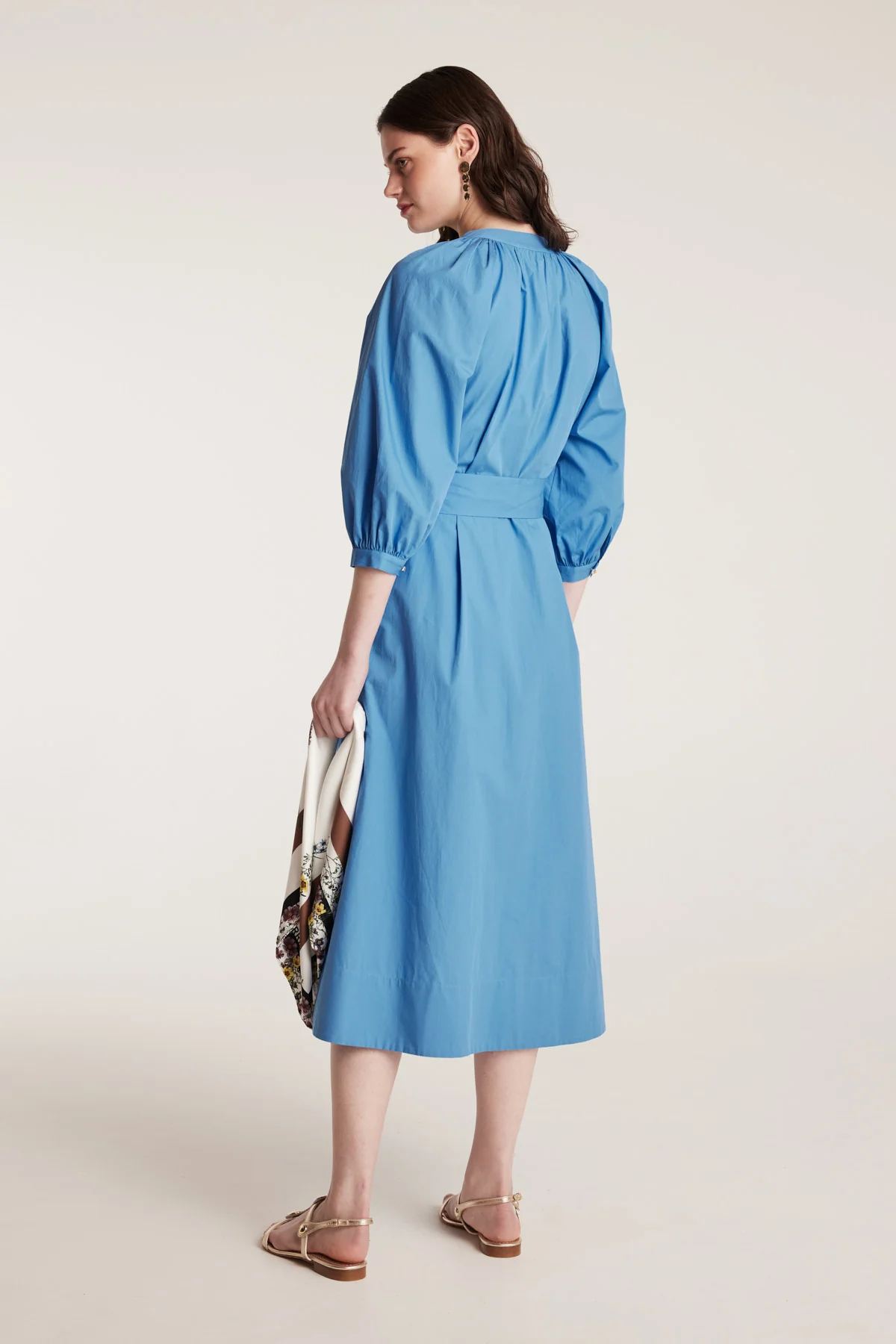 Klein Shirt Dress - Blue - Image 4