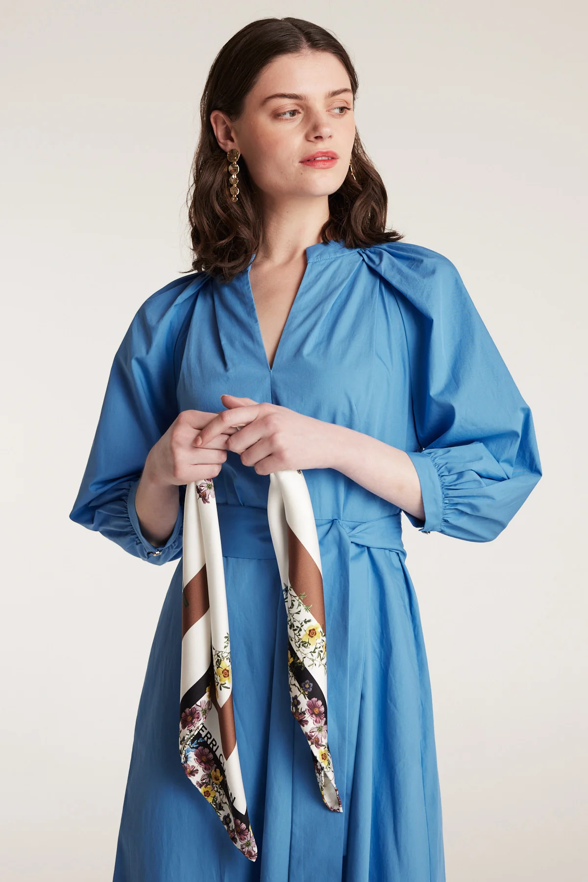 Klein Shirt Dress - Blue - Image 5