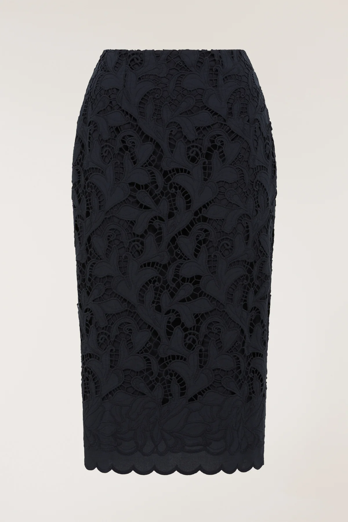 Lace Skirt - Navy - Image 6
