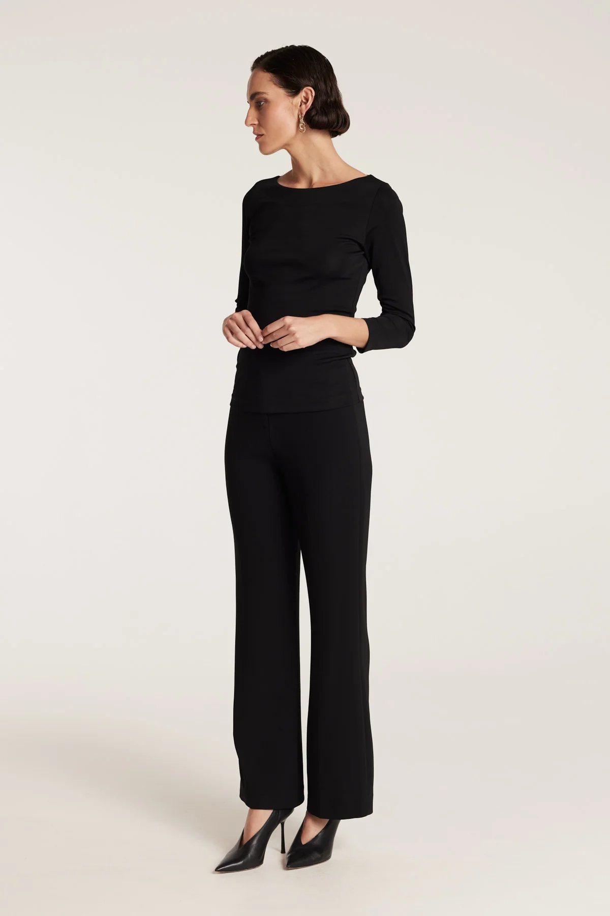 Fluid Milano Top - Black - Image 4