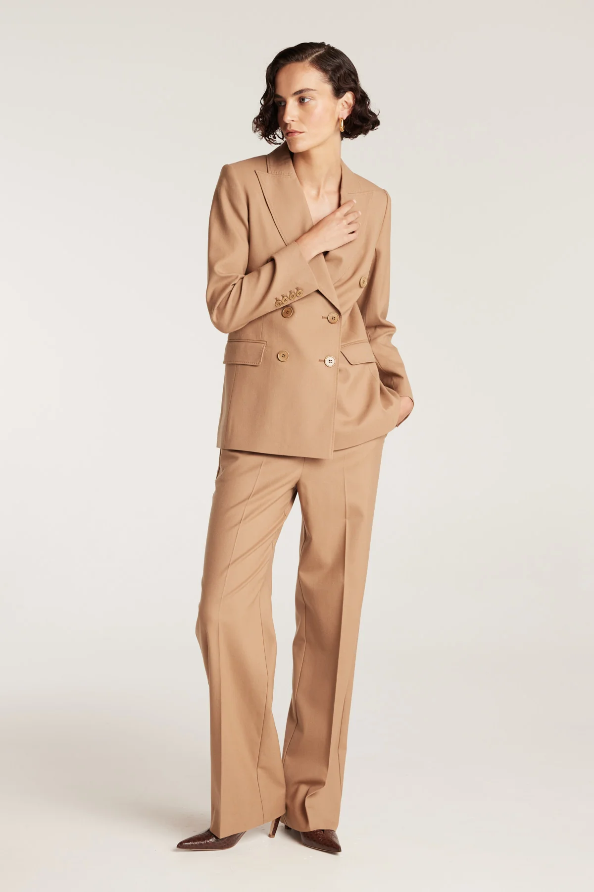 Lea Wool Jacket - Tan