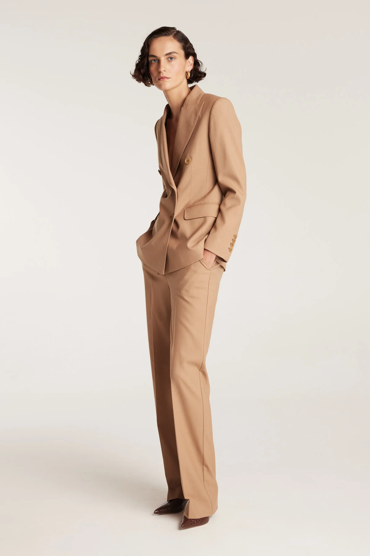 Lea Wool Jacket - Tan - Image 4