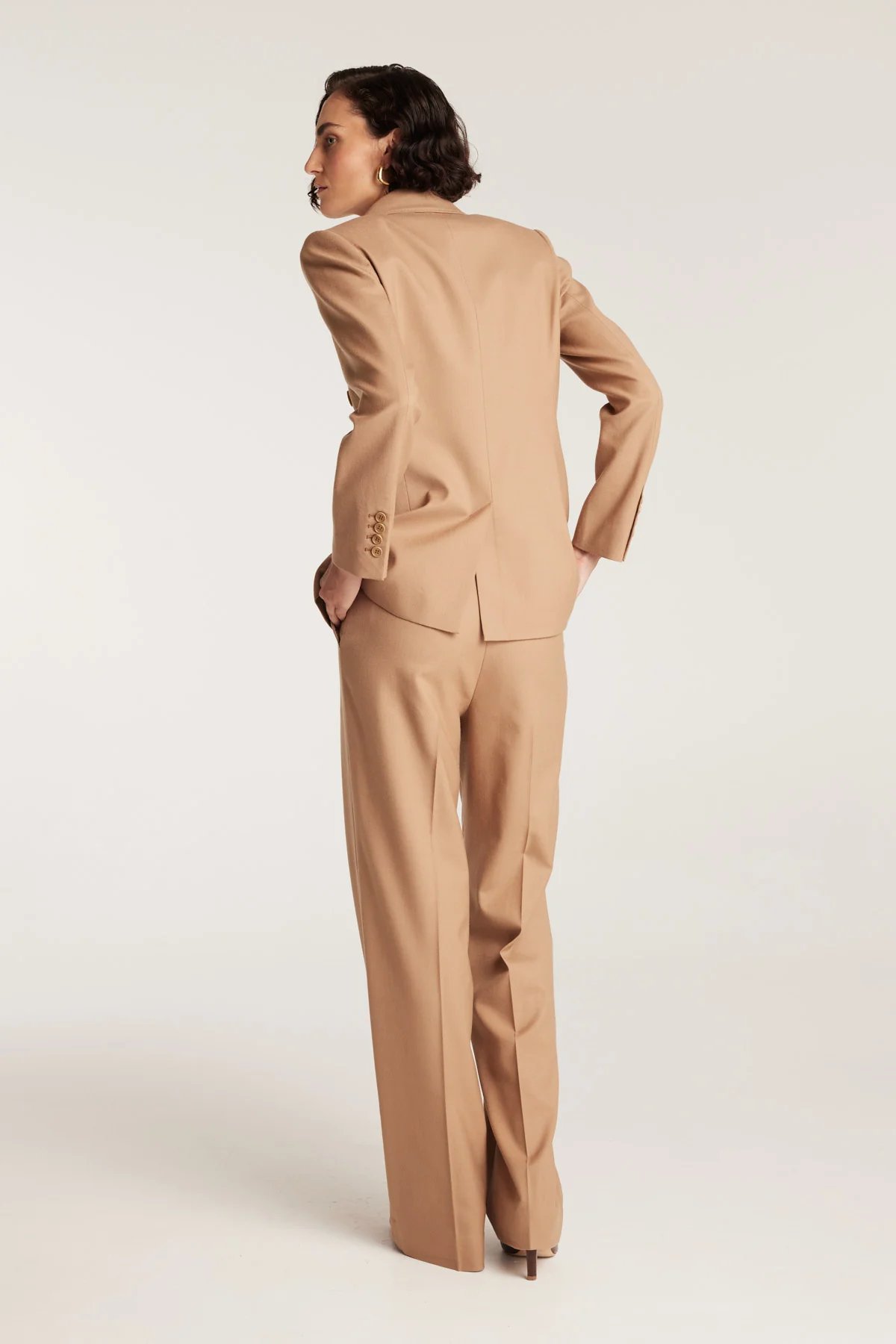 Lea Wool Jacket - Tan - Image 5