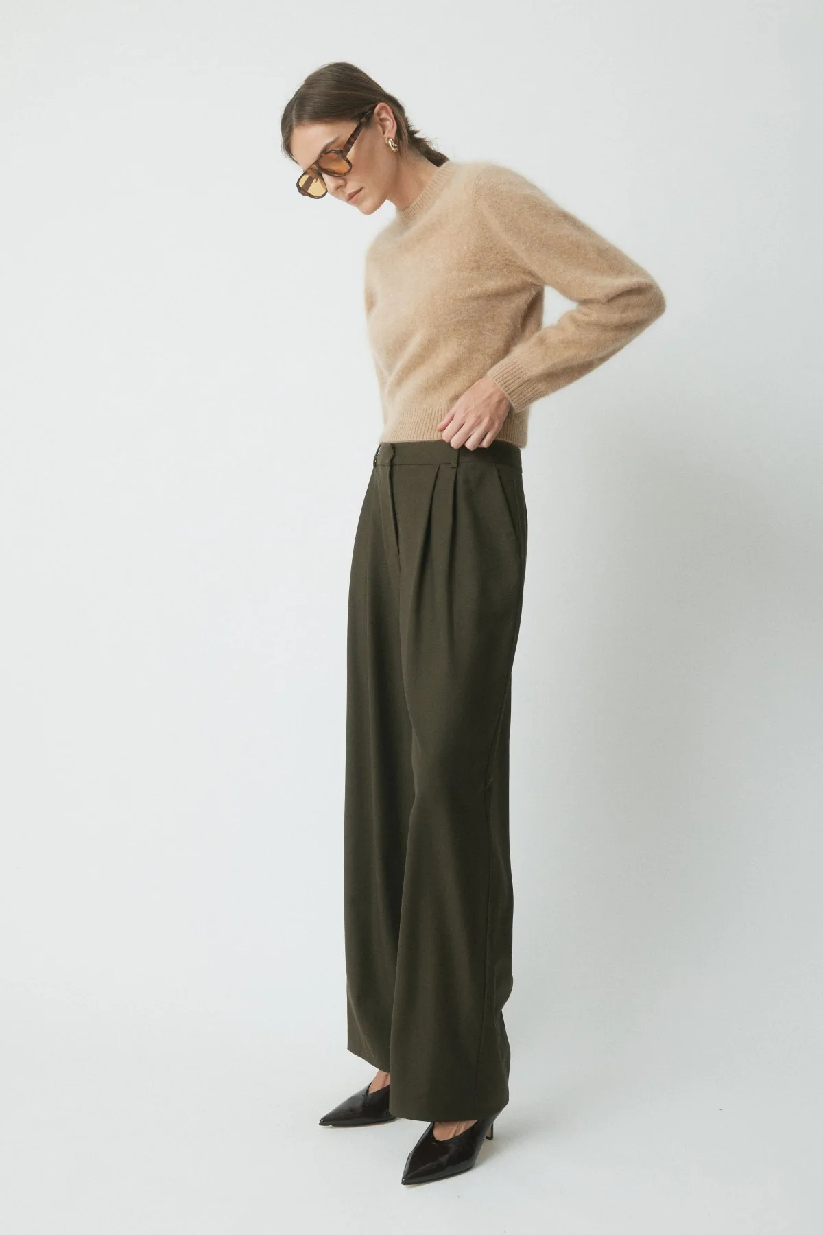 Lennon Cashmere Jumper - Camel - Image 3