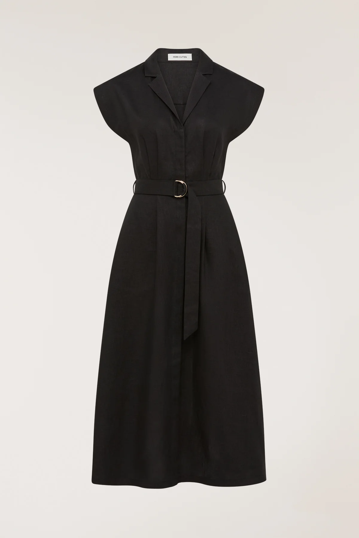 Linen Sundress - Black - Image 7