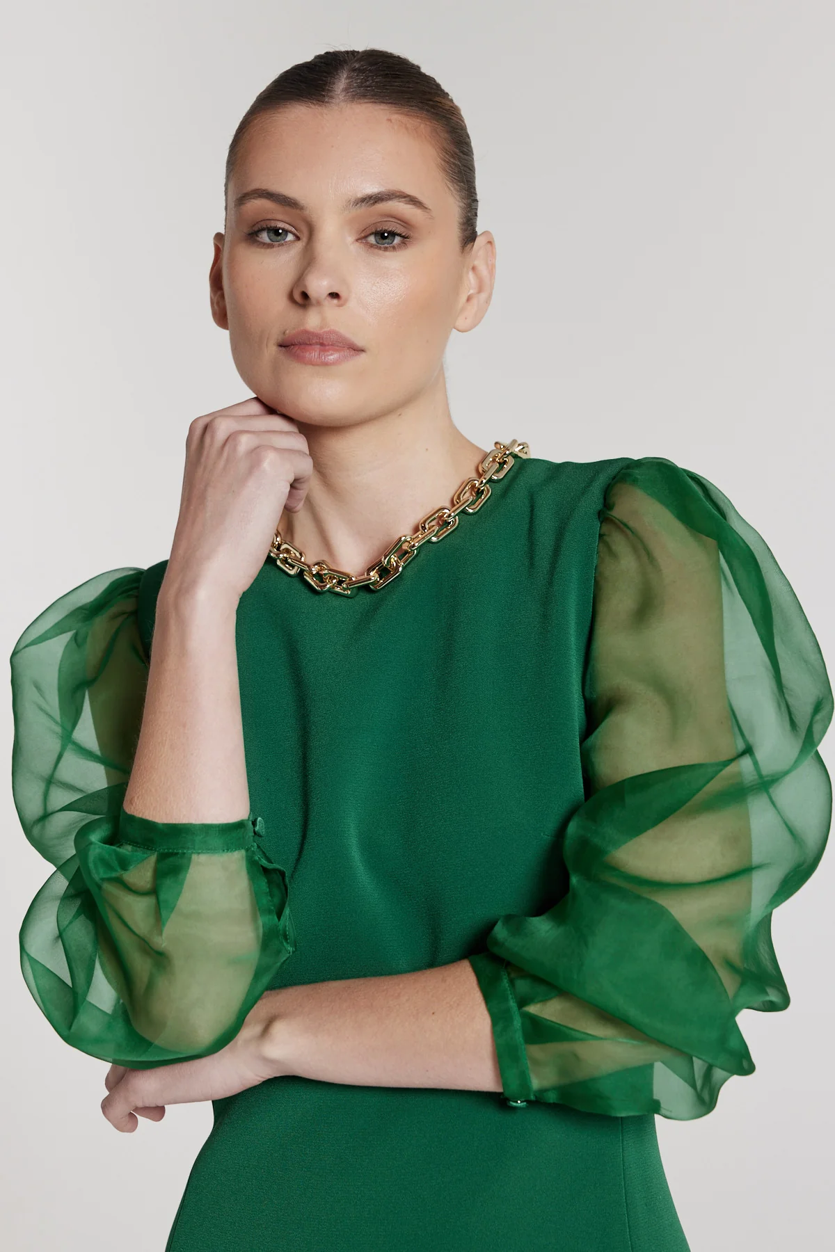Livinia Dress - Jewel Green - Image 2