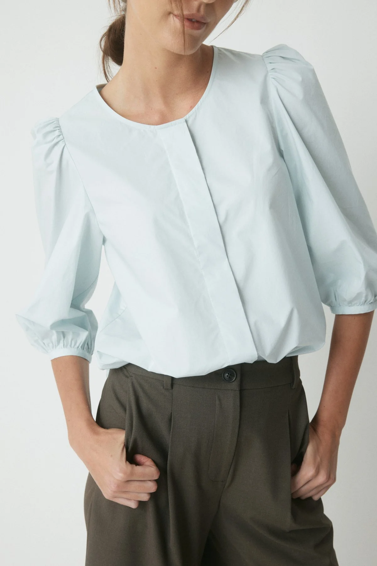 Lois Volume Shirt - Ice Flow - Image 2