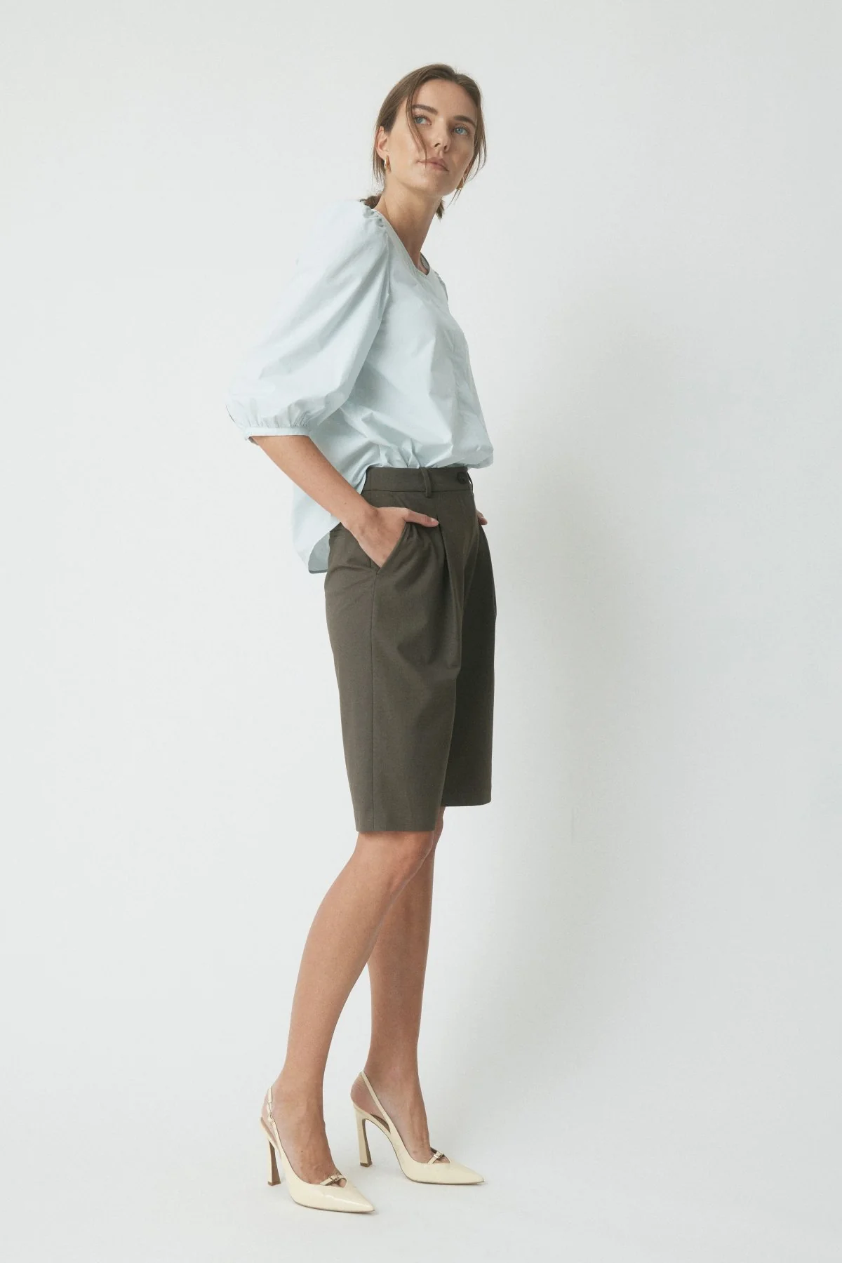 Lois Volume Shirt - Ice Flow - Image 3