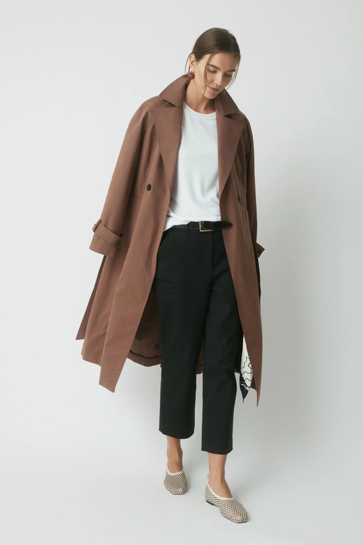 Lotte Trench Coat - Chestnut - Image 5
