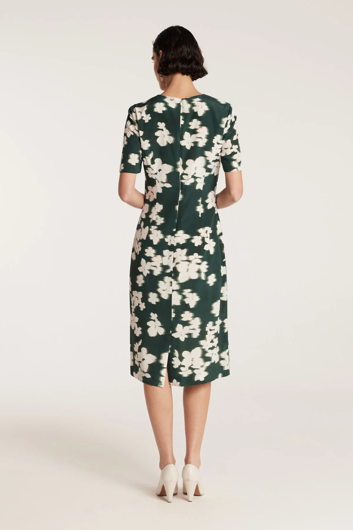 Louise Dress - Green Print - Image 4