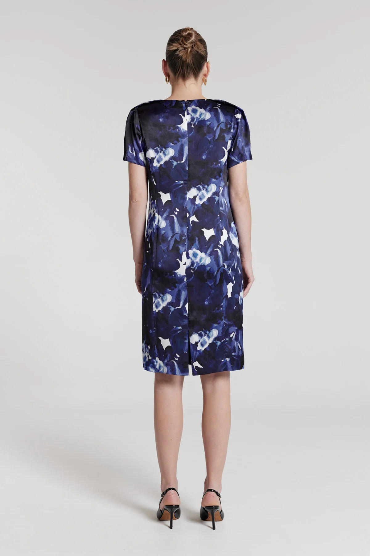 Matisse Silk Dress - Indigo Bloom - Image 5