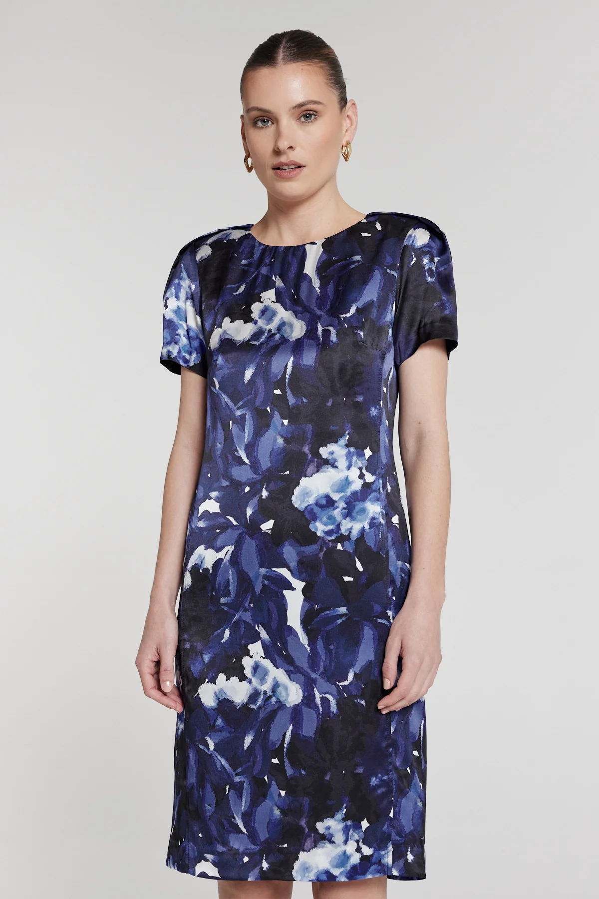 Matisse Silk Dress - Indigo Bloom - Image 6