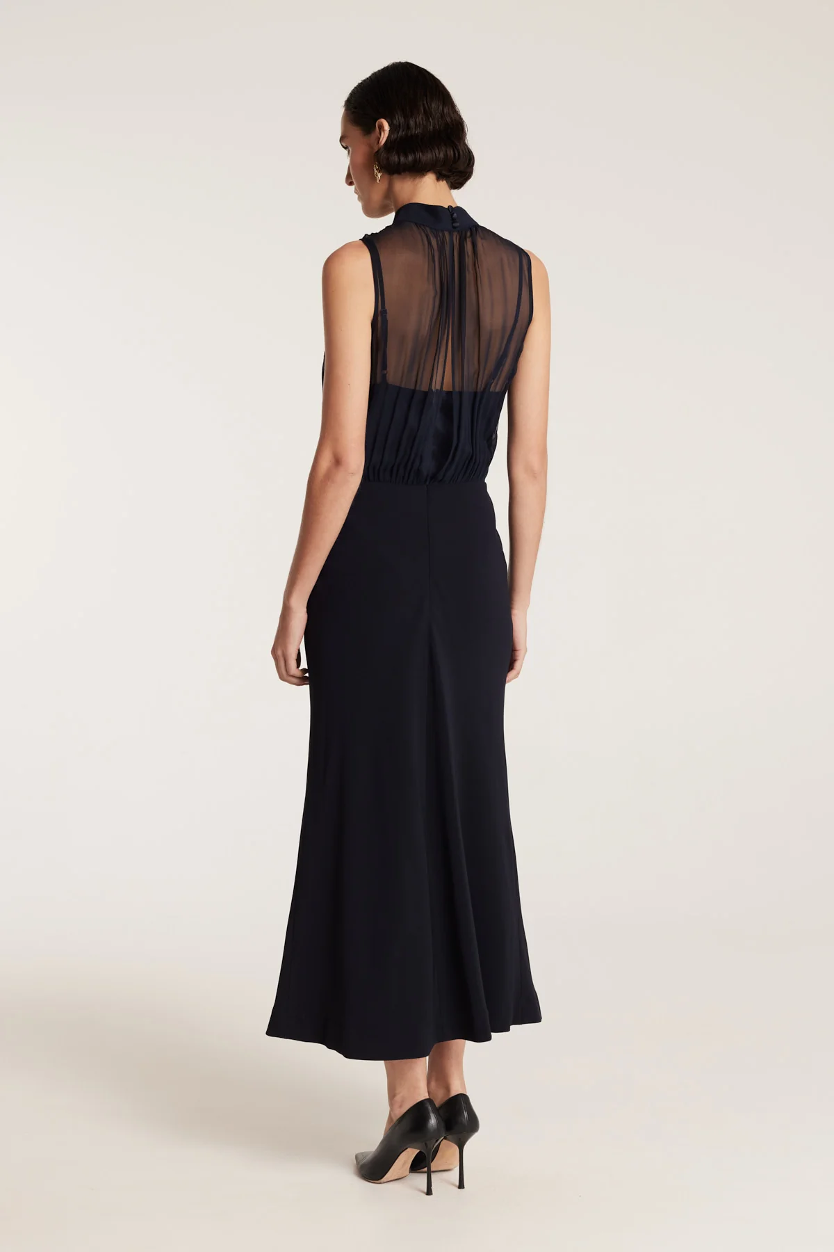 Mia Dress - Navy - Image 4