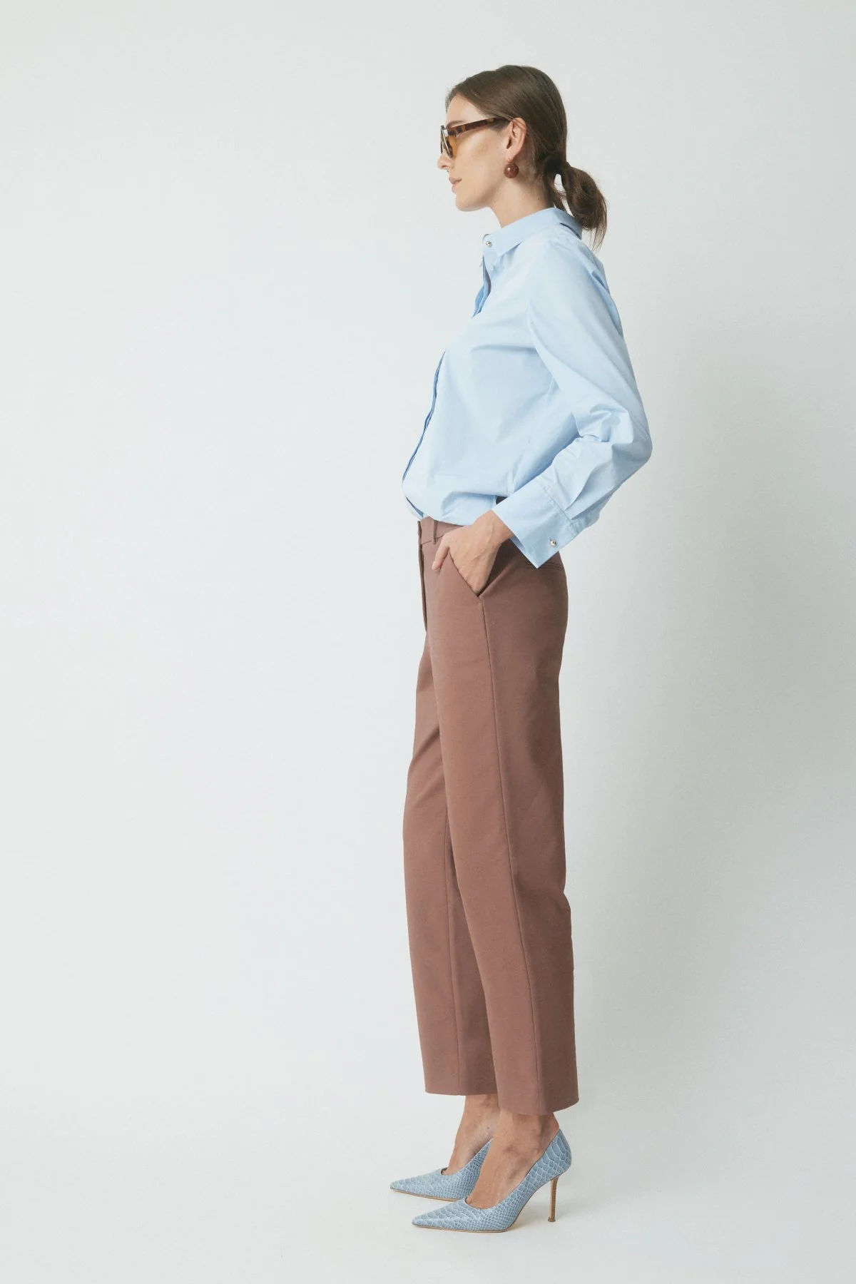 Mika Weekend Pant - Chestnut - Image 3