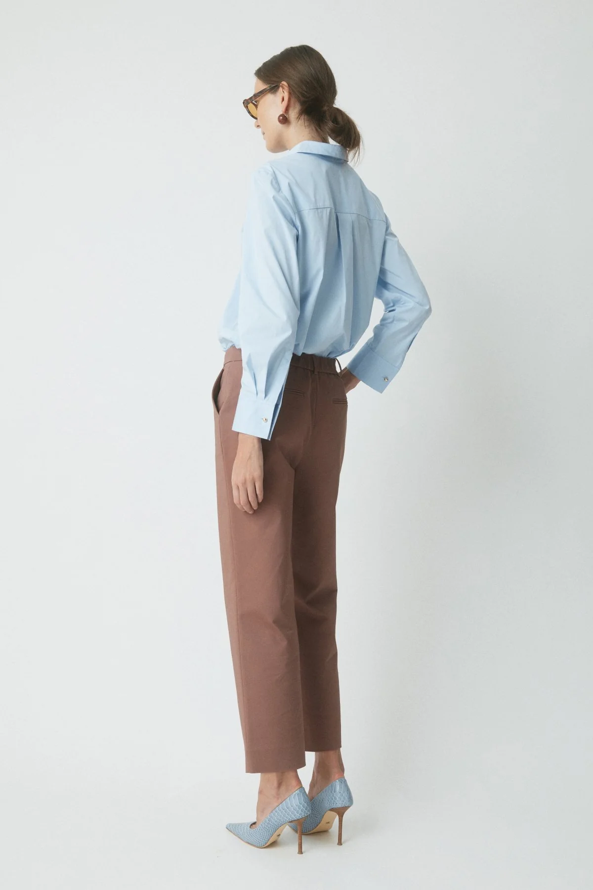 Mika Weekend Pant - Chestnut - Image 4