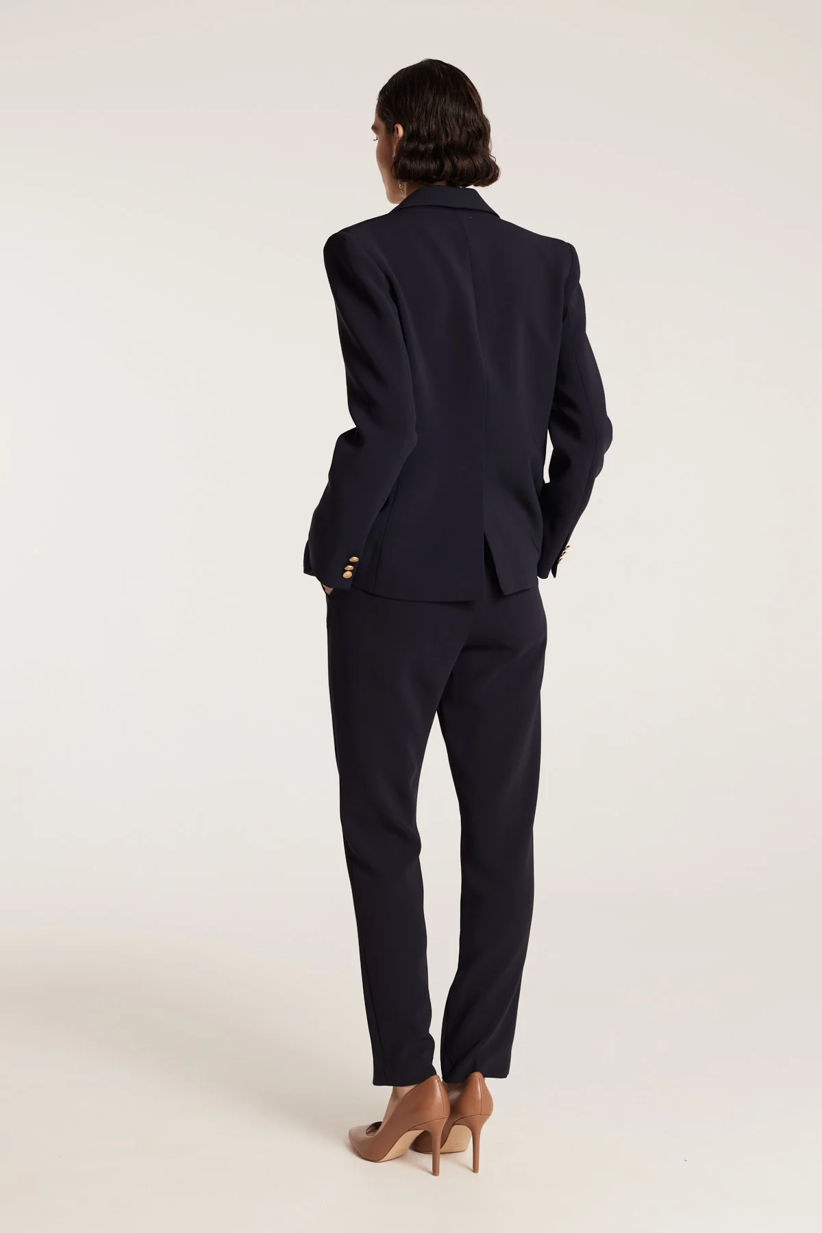 Modern Suit Jacket - Navy - Image 10