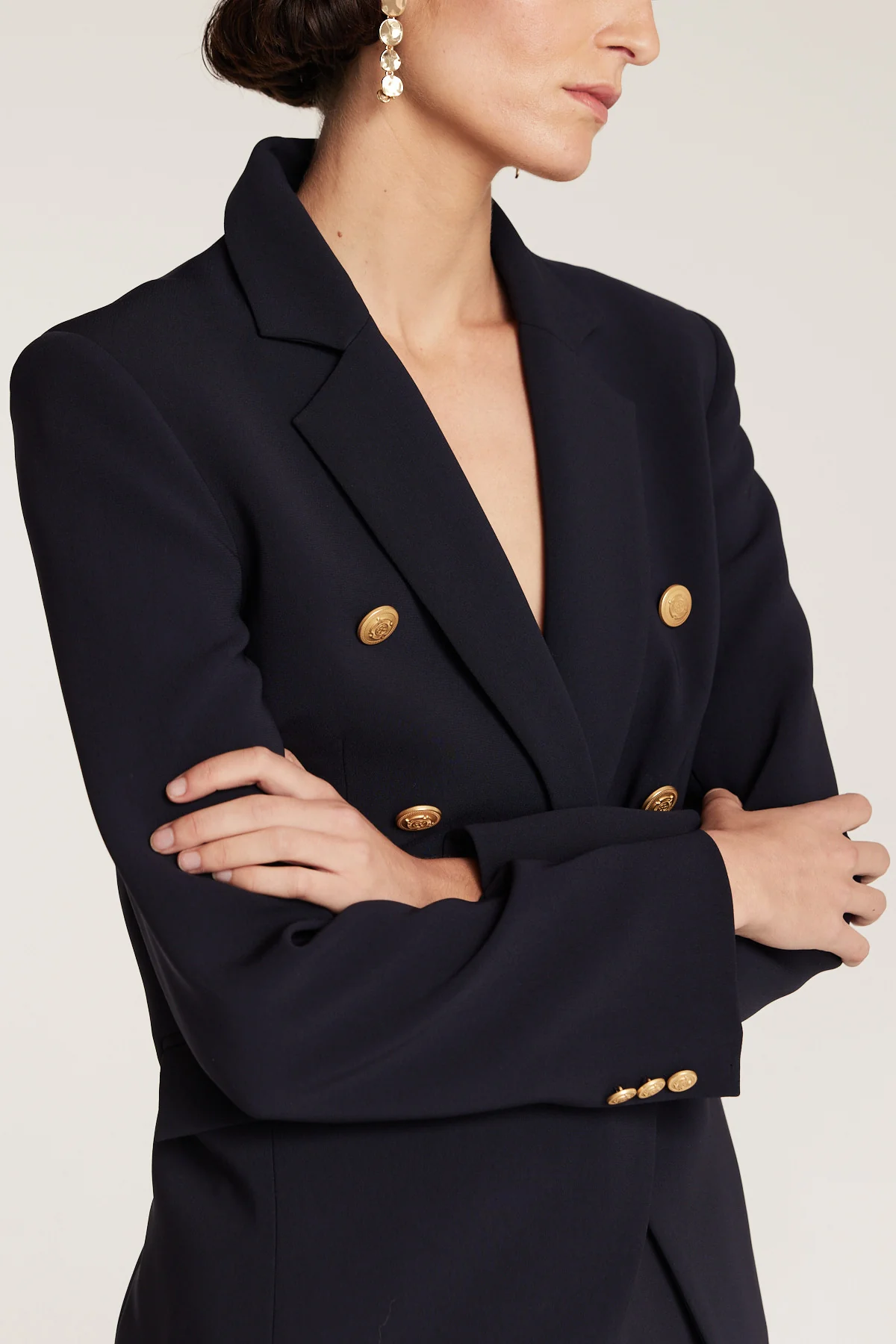 Modern Suit Jacket - Navy - Image 5