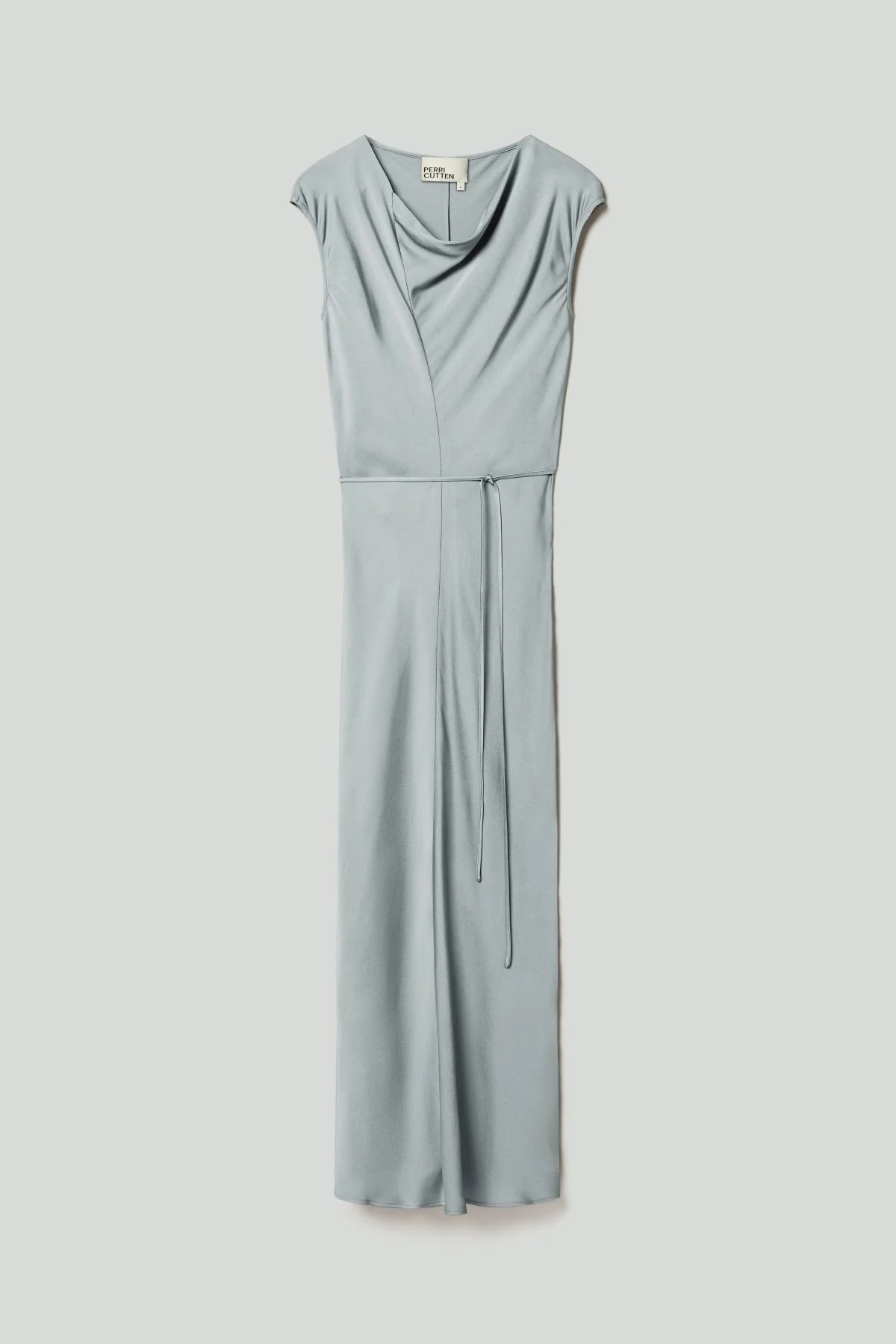 Monroe Satin Dress - Silver - Image 6