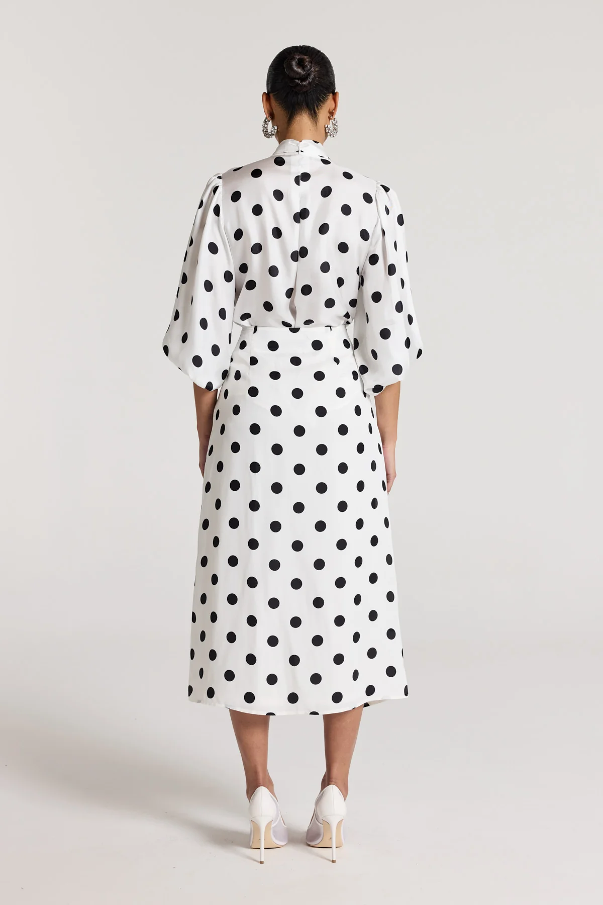 Nadia Skirt - White/Black - Image 5