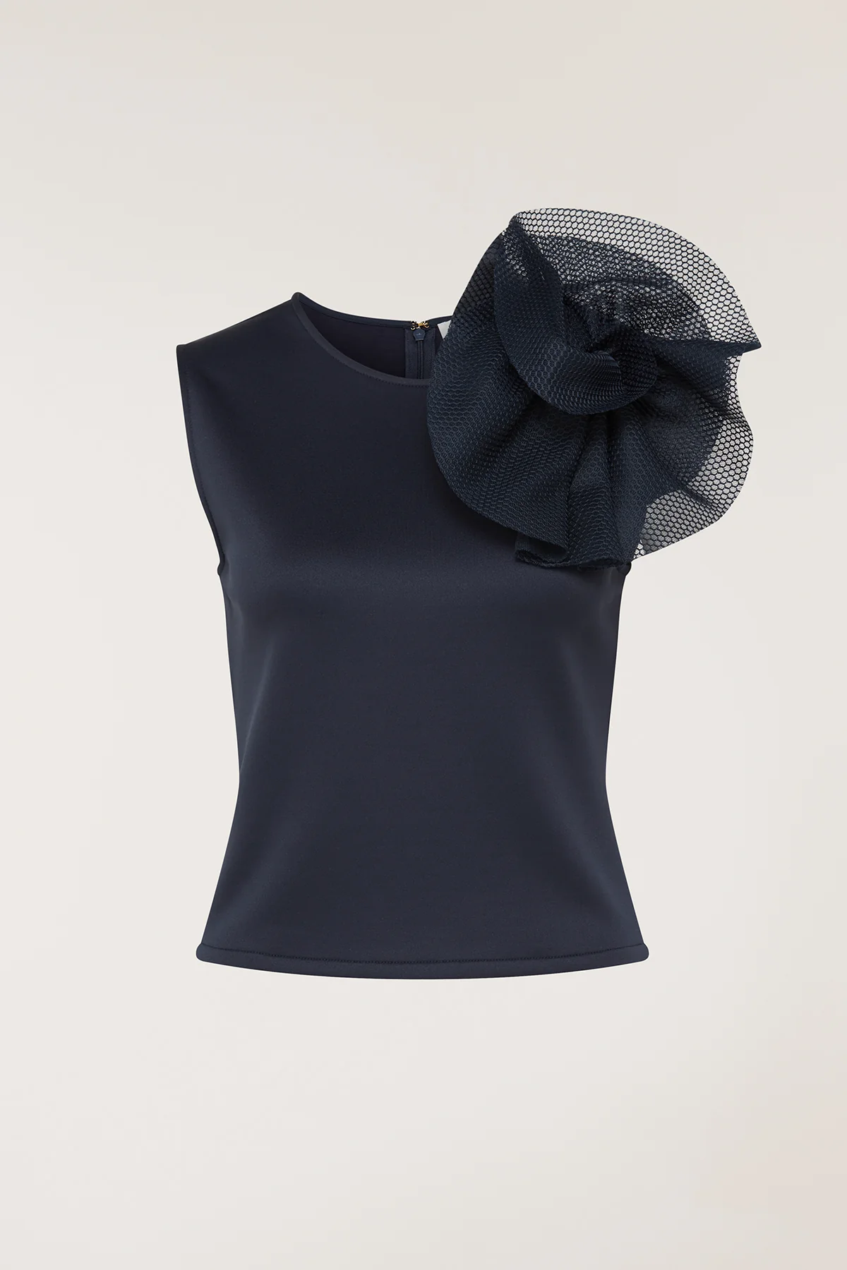 Rosette Top - Navy - Image 6