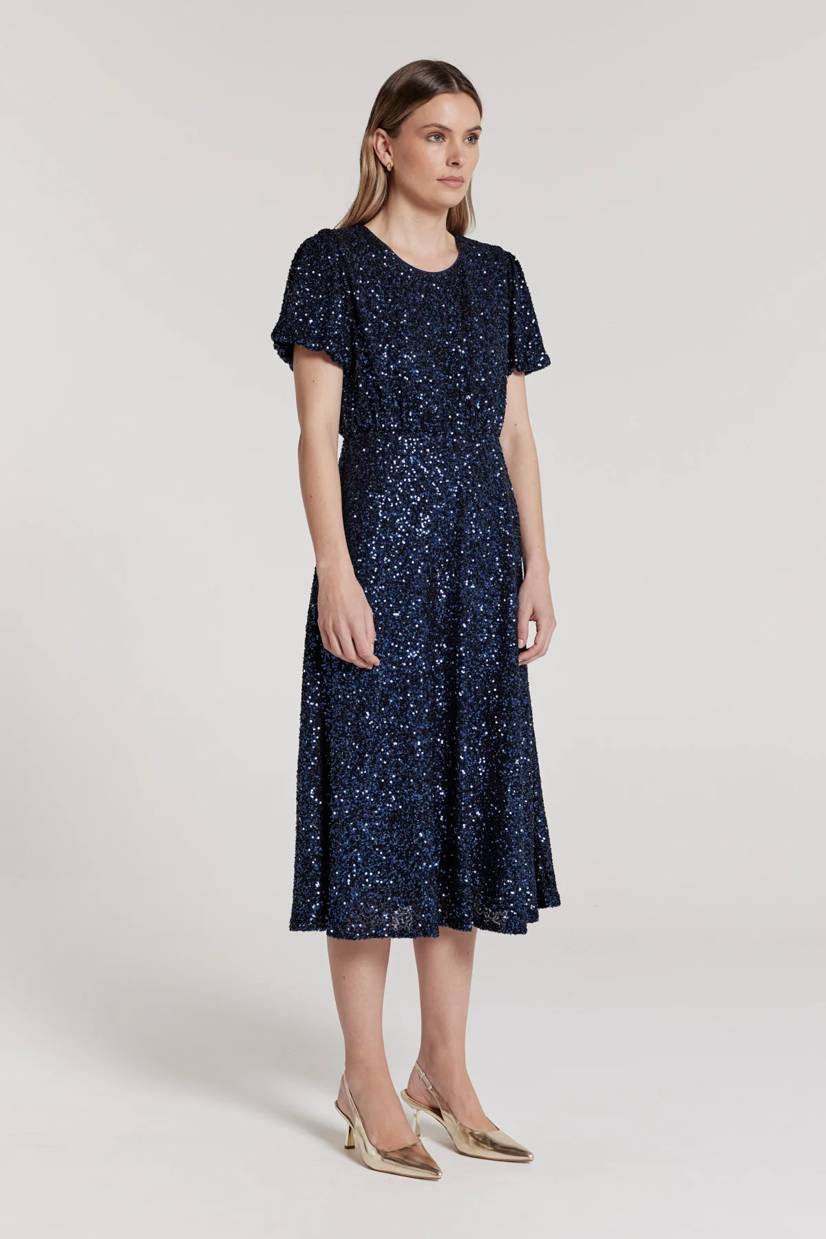 L'opera Dress - Navy - Image 4