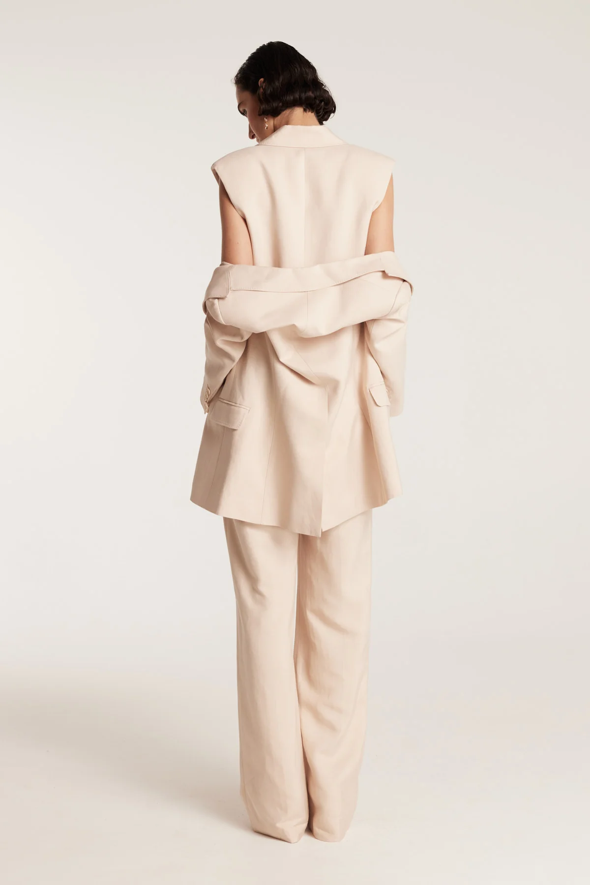 Ava Linen Jacket - Neutral - Image 9