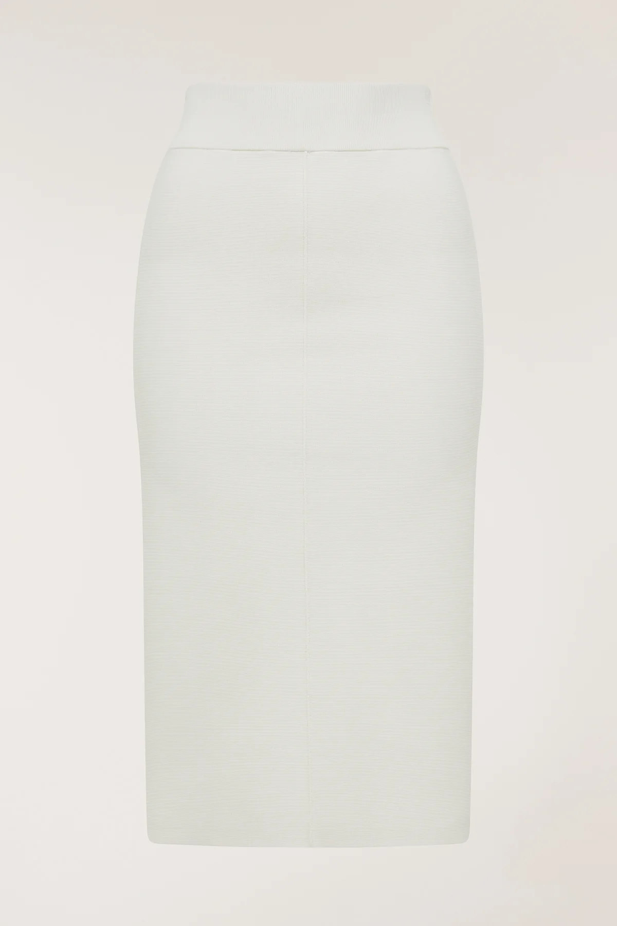Crepe Knit Skirt - Neutral - Image 6
